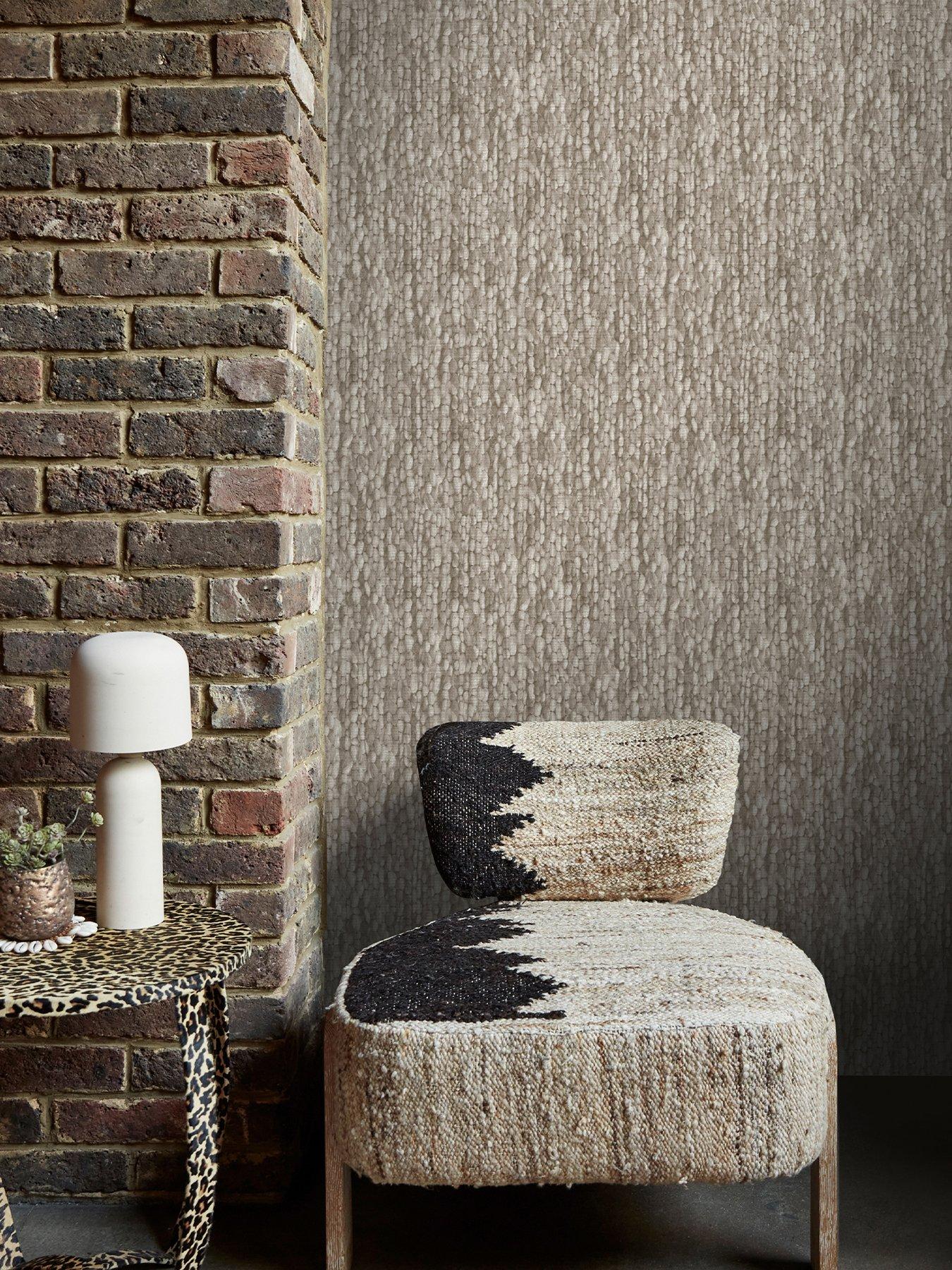 Abigail Ahern Heirloom Knit Greige - Wallpaper