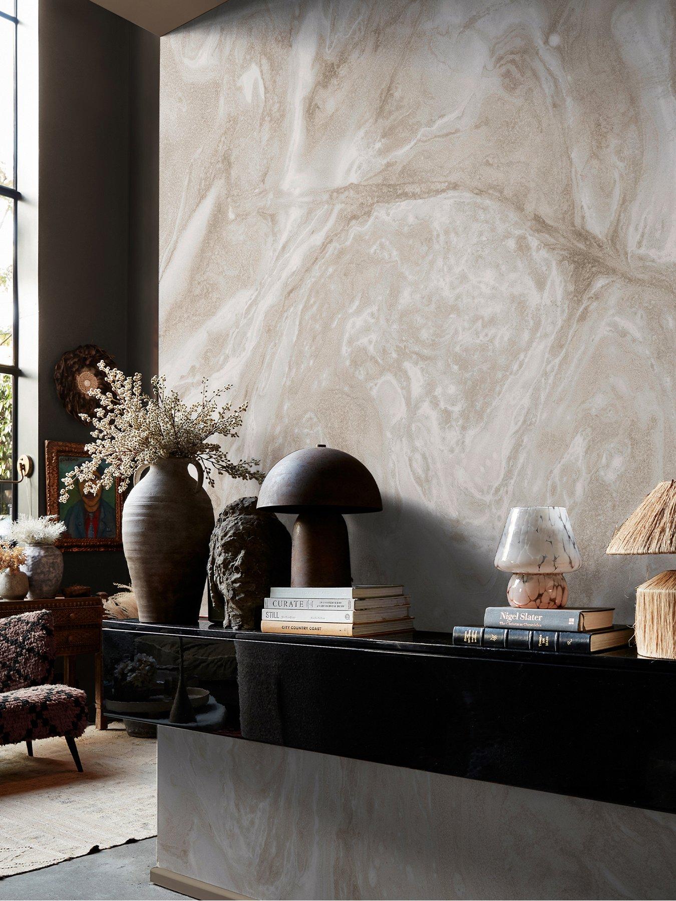 Abigail Ahern Ethereal Marble Pearl Fixed Size Mural
