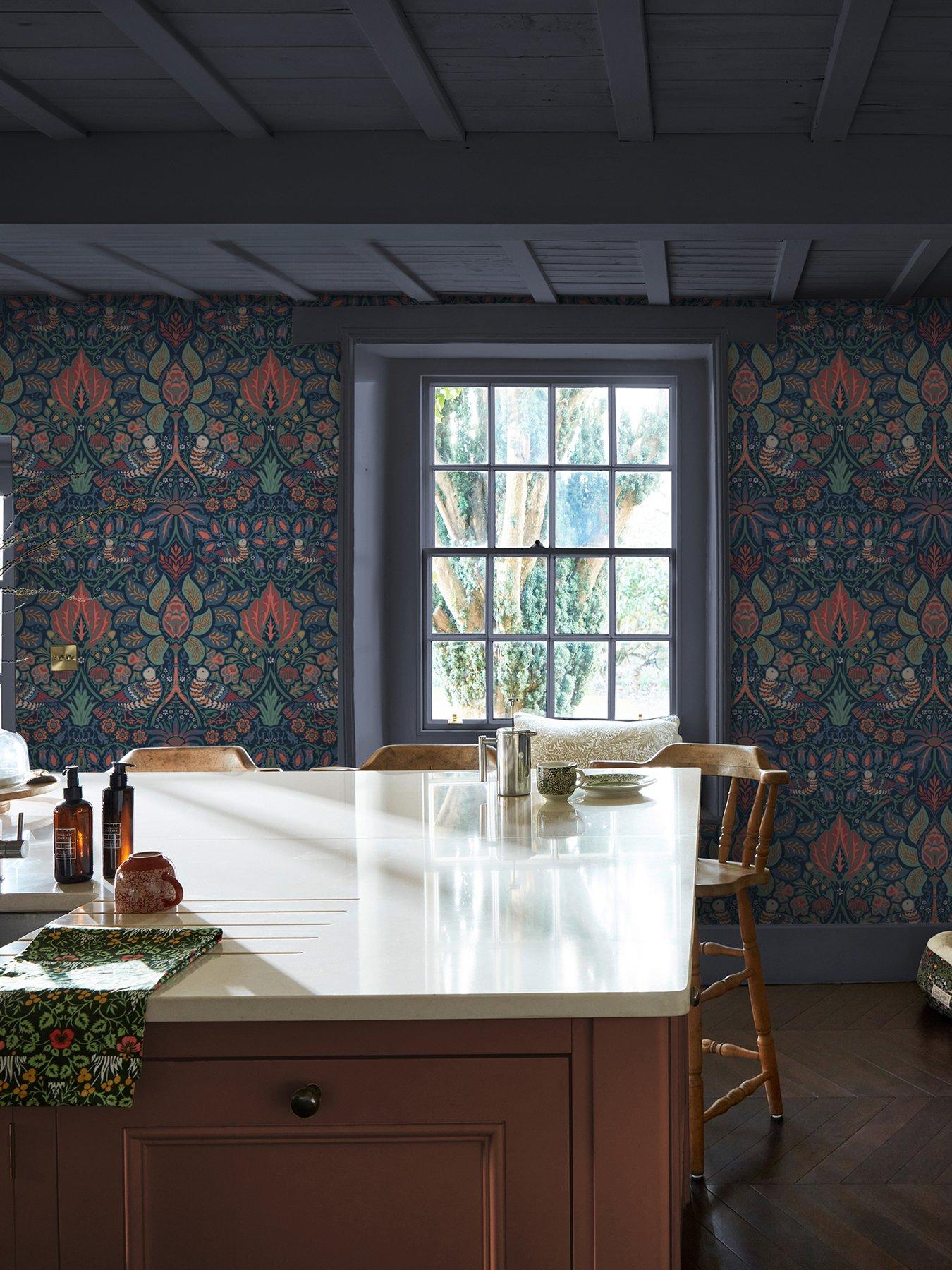 William Morris at Home William Morris Dove & Rose Midsummer - Wallpaper