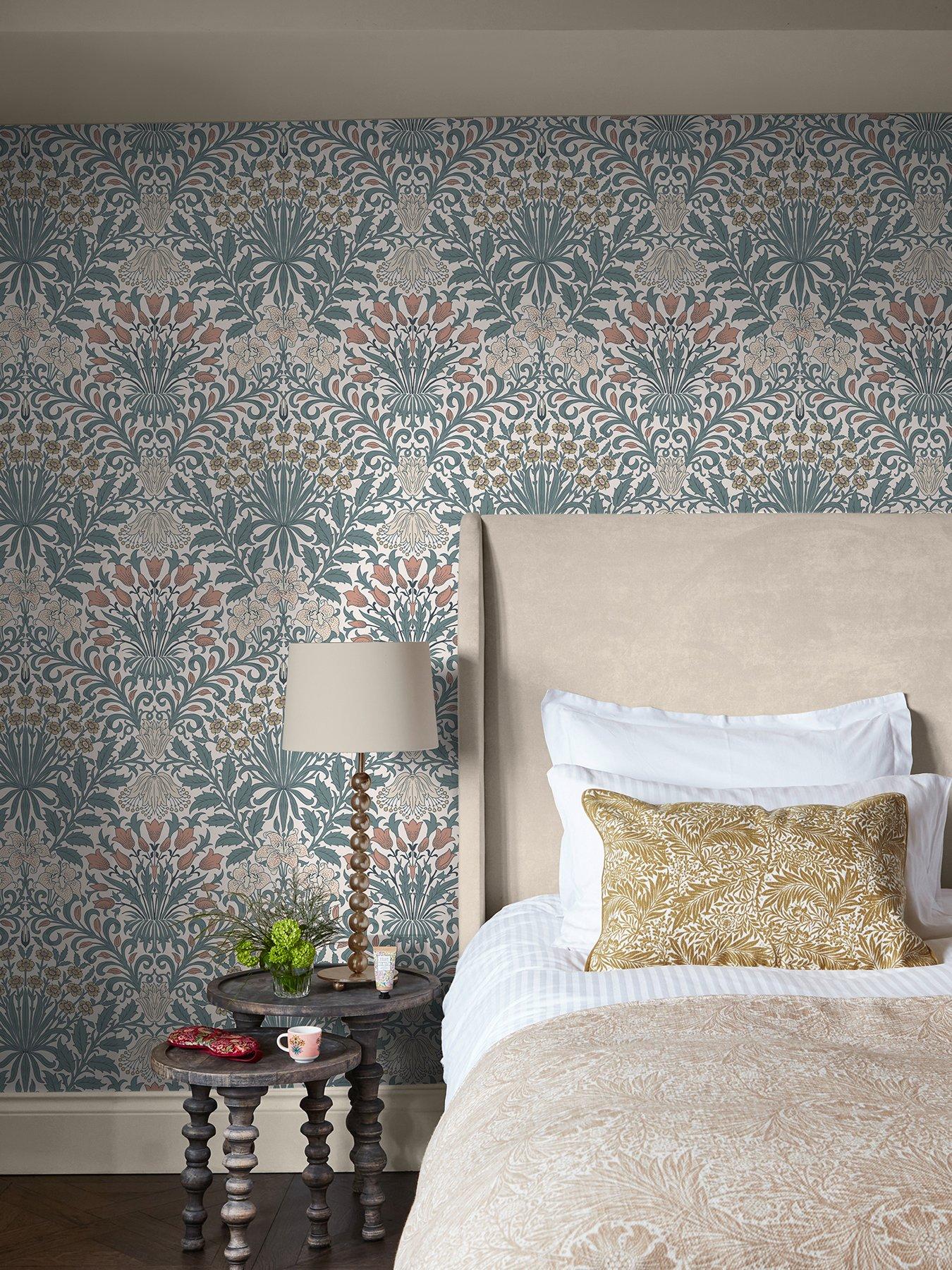 William Morris at Home William Morris Garden Dusty Blue - Wallpaper