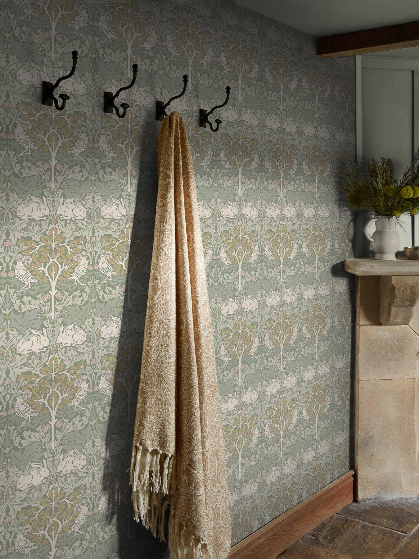 William Morris at Home William Morris Brother Rabbit Sage - Wallpaper