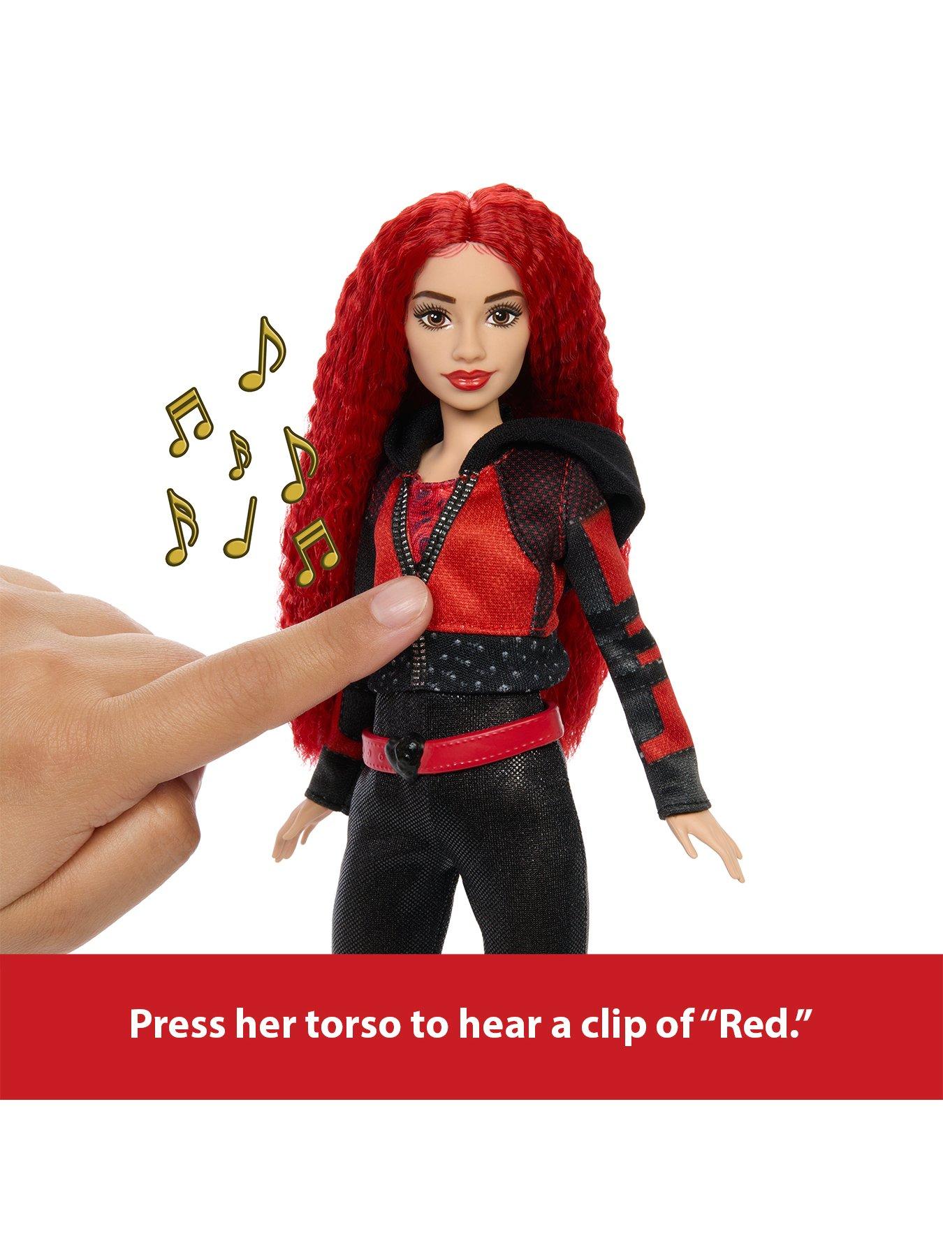 Image 2 of 6 of Disney Descendants: The Rise of Red Doll  Singing Red Doll with Movie-Inspired Clothes & Accessories, Sings 'Red'