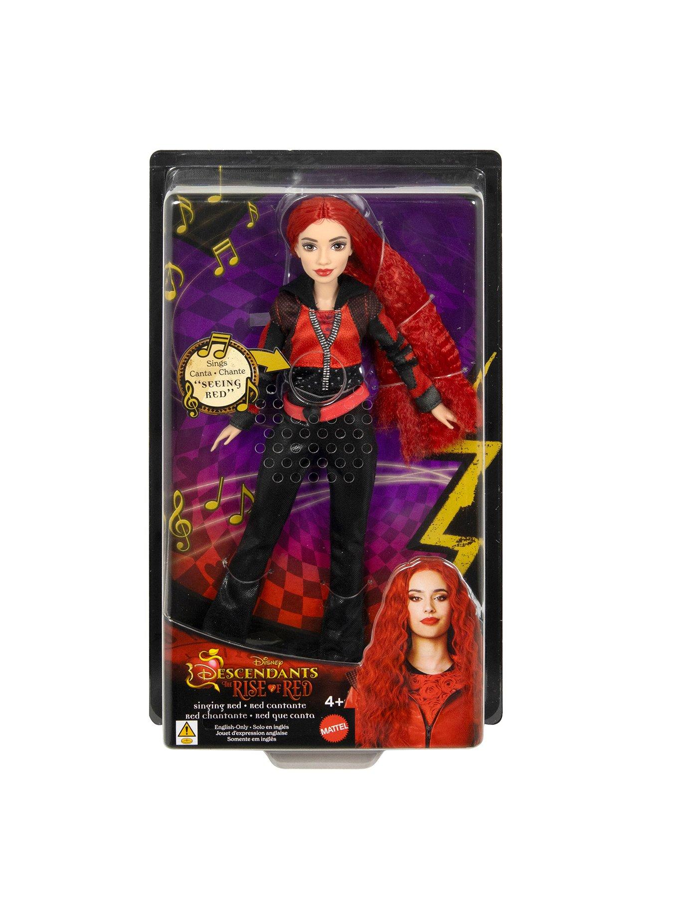 Image 6 of 6 of Disney Descendants: The Rise of Red Doll  Singing Red Doll with Movie-Inspired Clothes & Accessories, Sings 'Red'