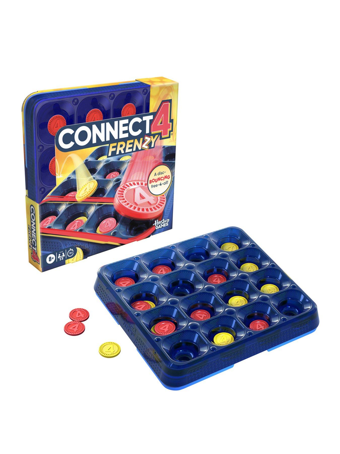 Connect 4 Frenzy Fast-Paced Bouncing Disc Game | Very