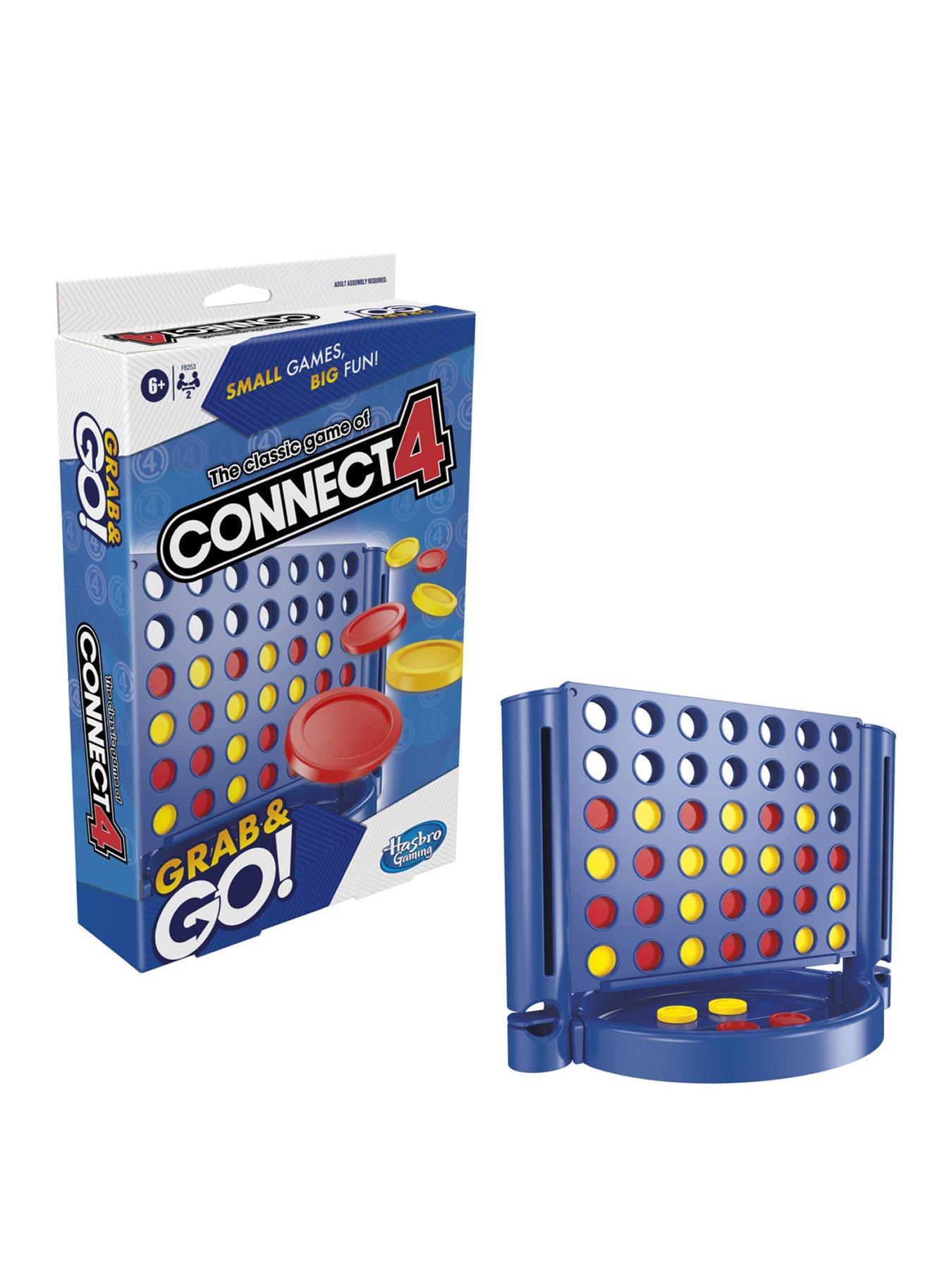 Connect 4 Grab And Go - Compact Sized Family Game