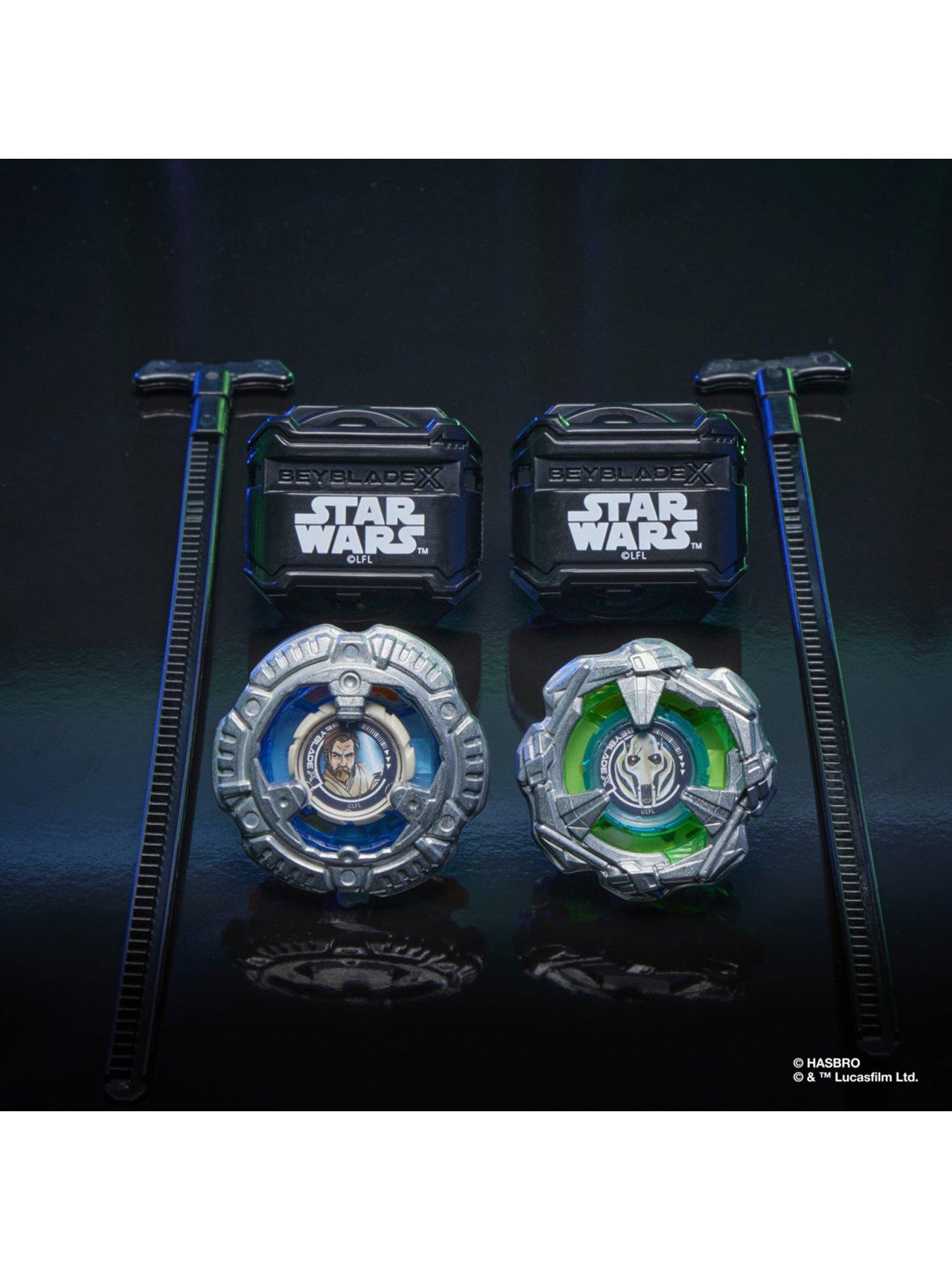 Beyblades Beyblade X and Star Wars Collab Obi-Wan Kenobi 4-60P vs