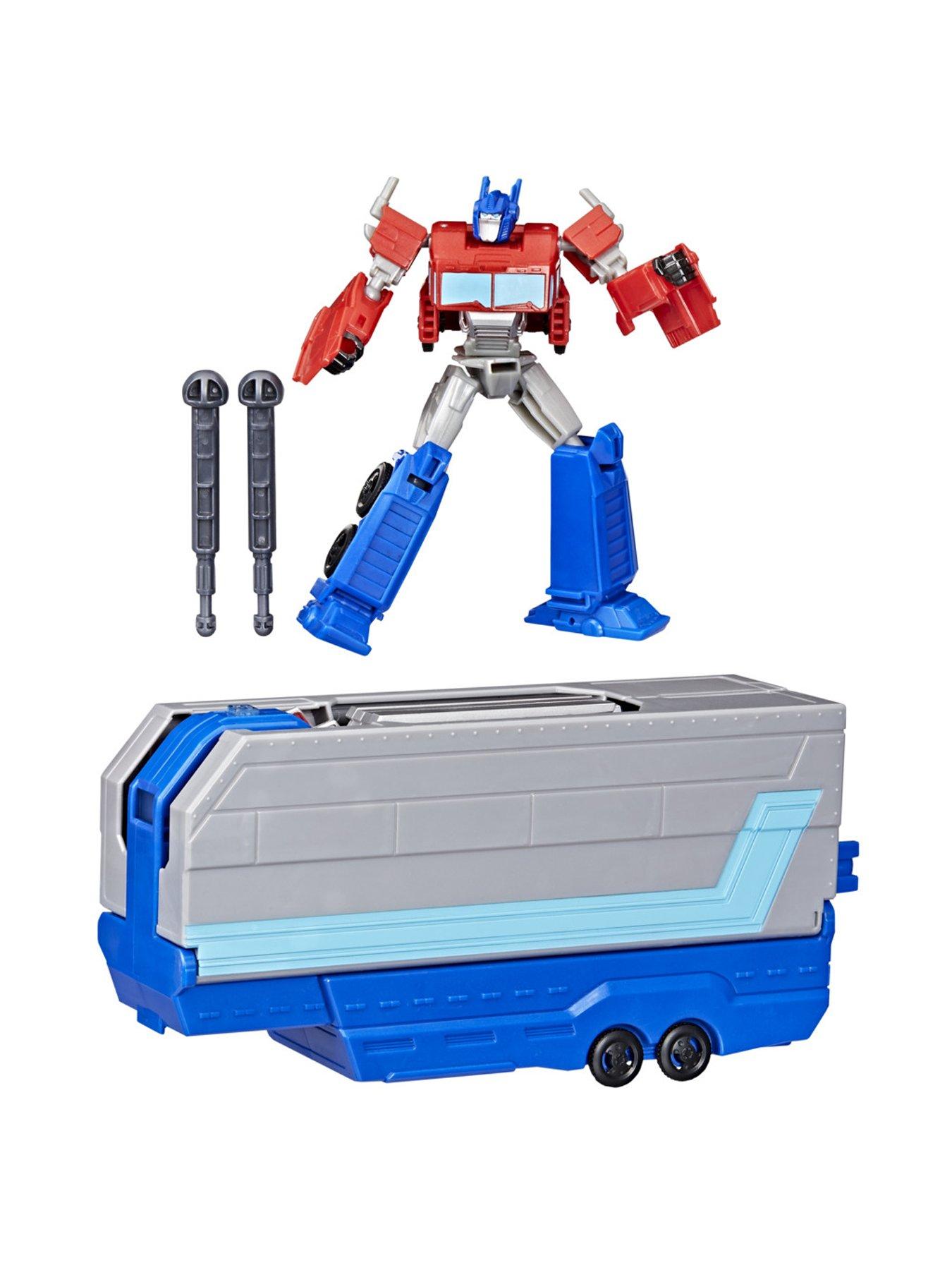 Image 2 of 7 of Transformers Earthspark&nbsp;Optimus Prime Battle Trailer Playset