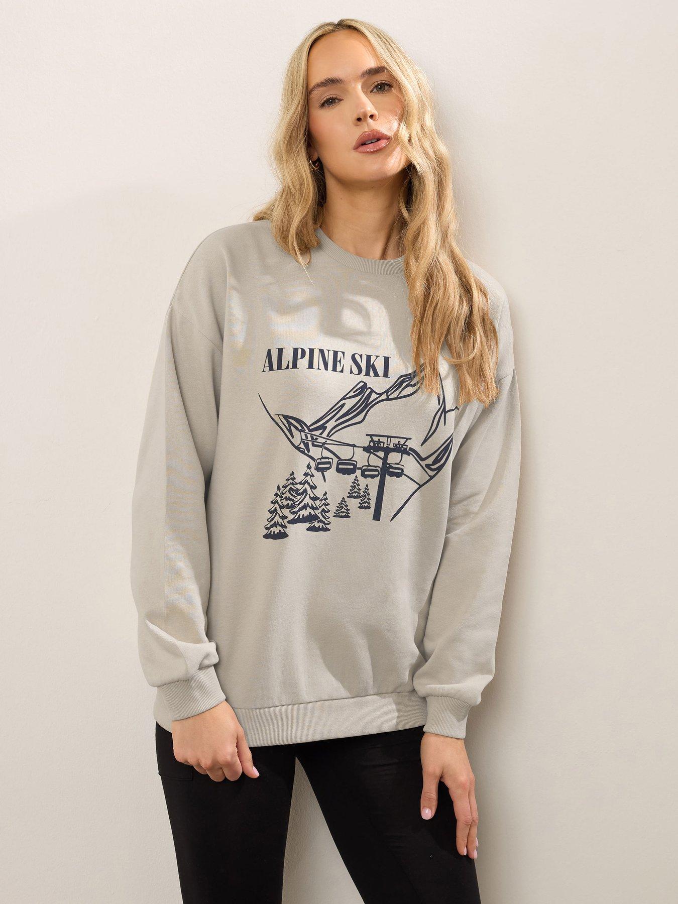 Long Tall Sally Tall Alpine Sweatshirt - Natural