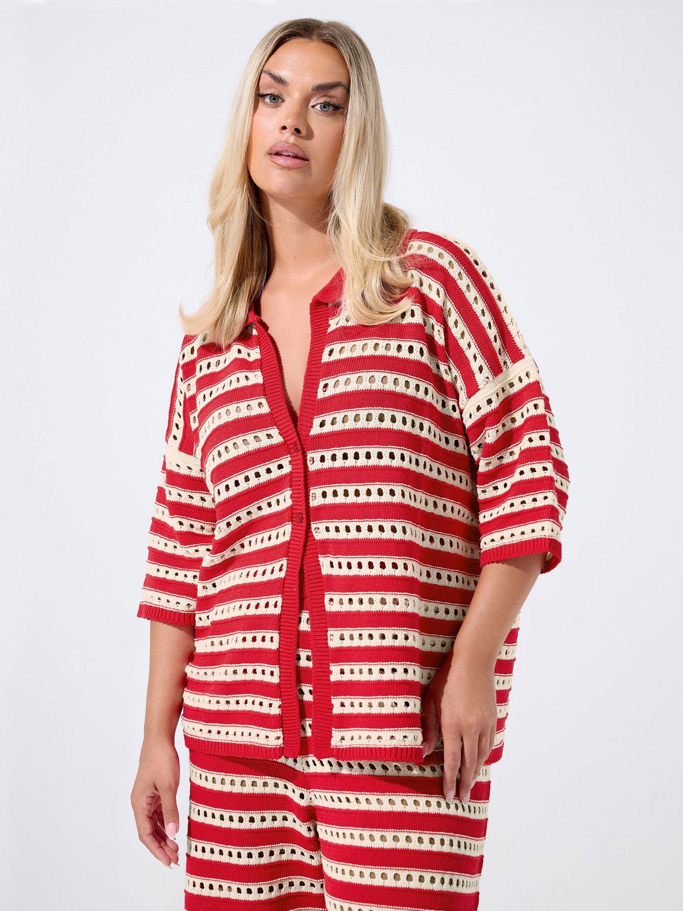 undefined Curve Knitted Shirt
