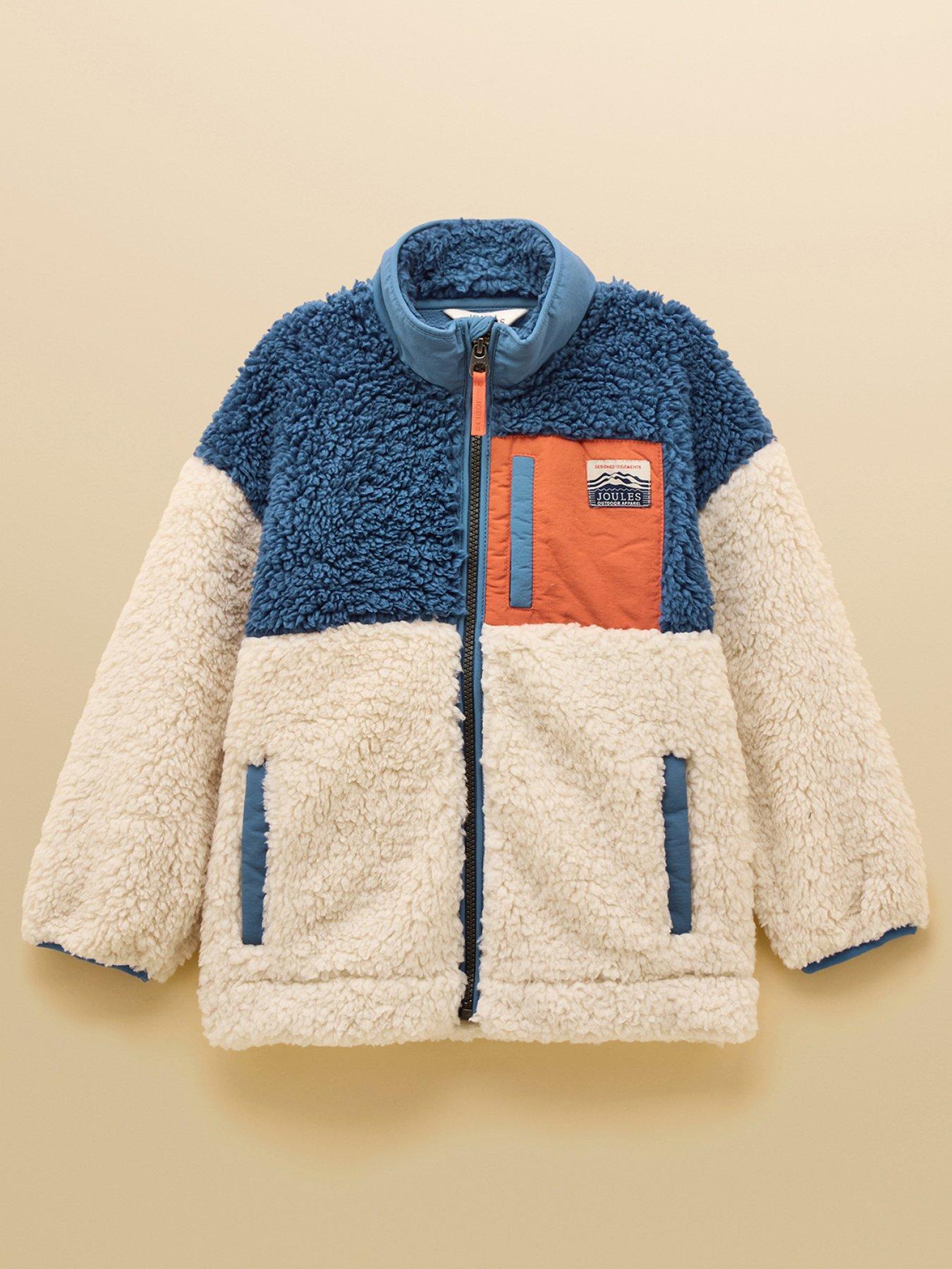Joules Boys Billy Zip Through Fleece - Multi