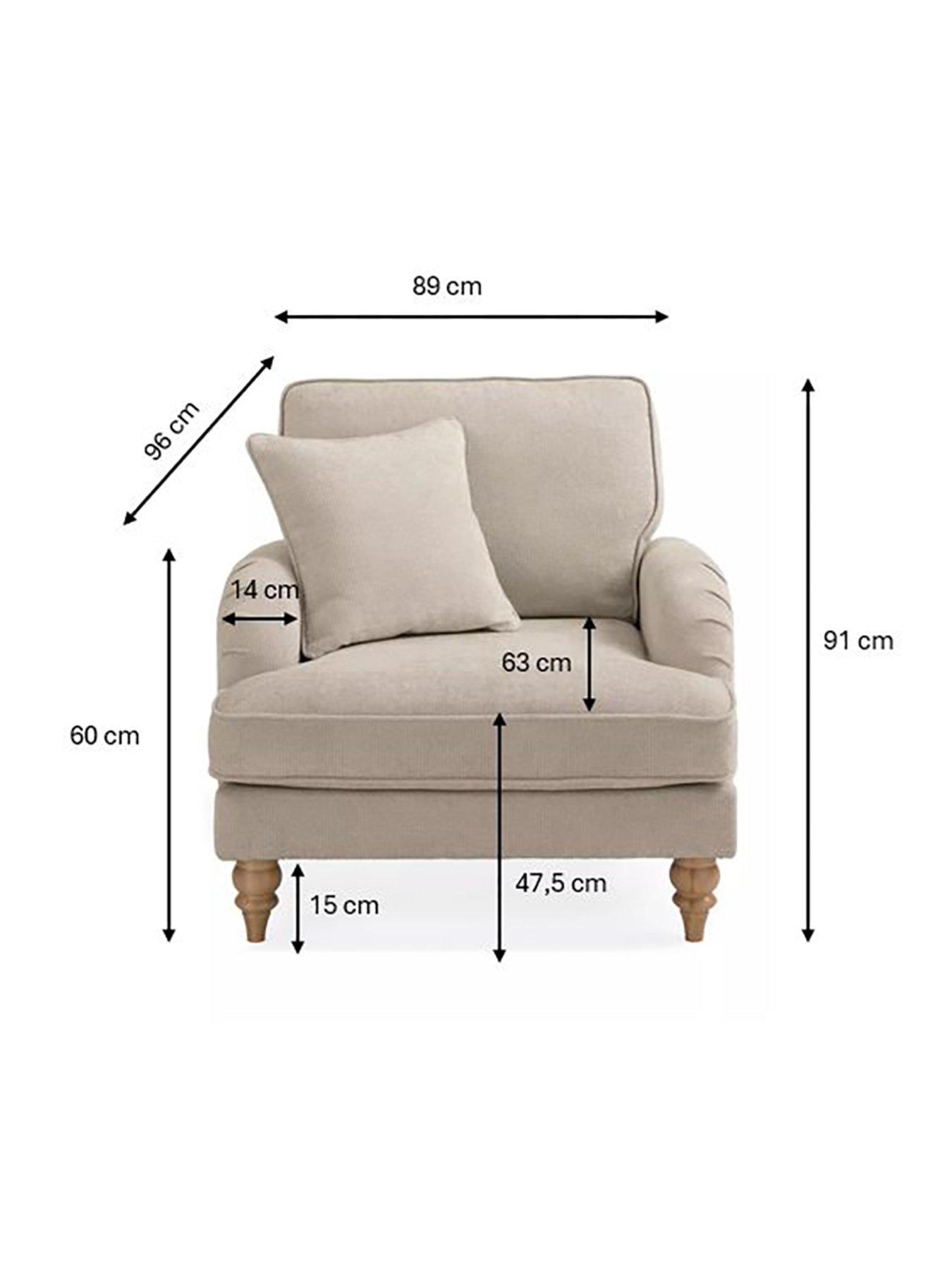 Image 7 of 7 of Michelle Keegan Home Hepburn Fabric Armchair - FSC&reg; Certified
