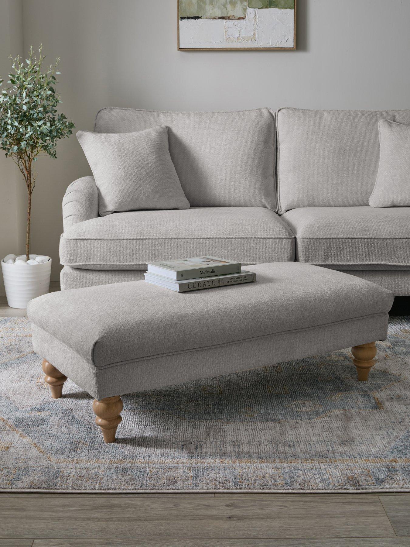 Michelle Keegan Home Hepburn Fabric Footstool