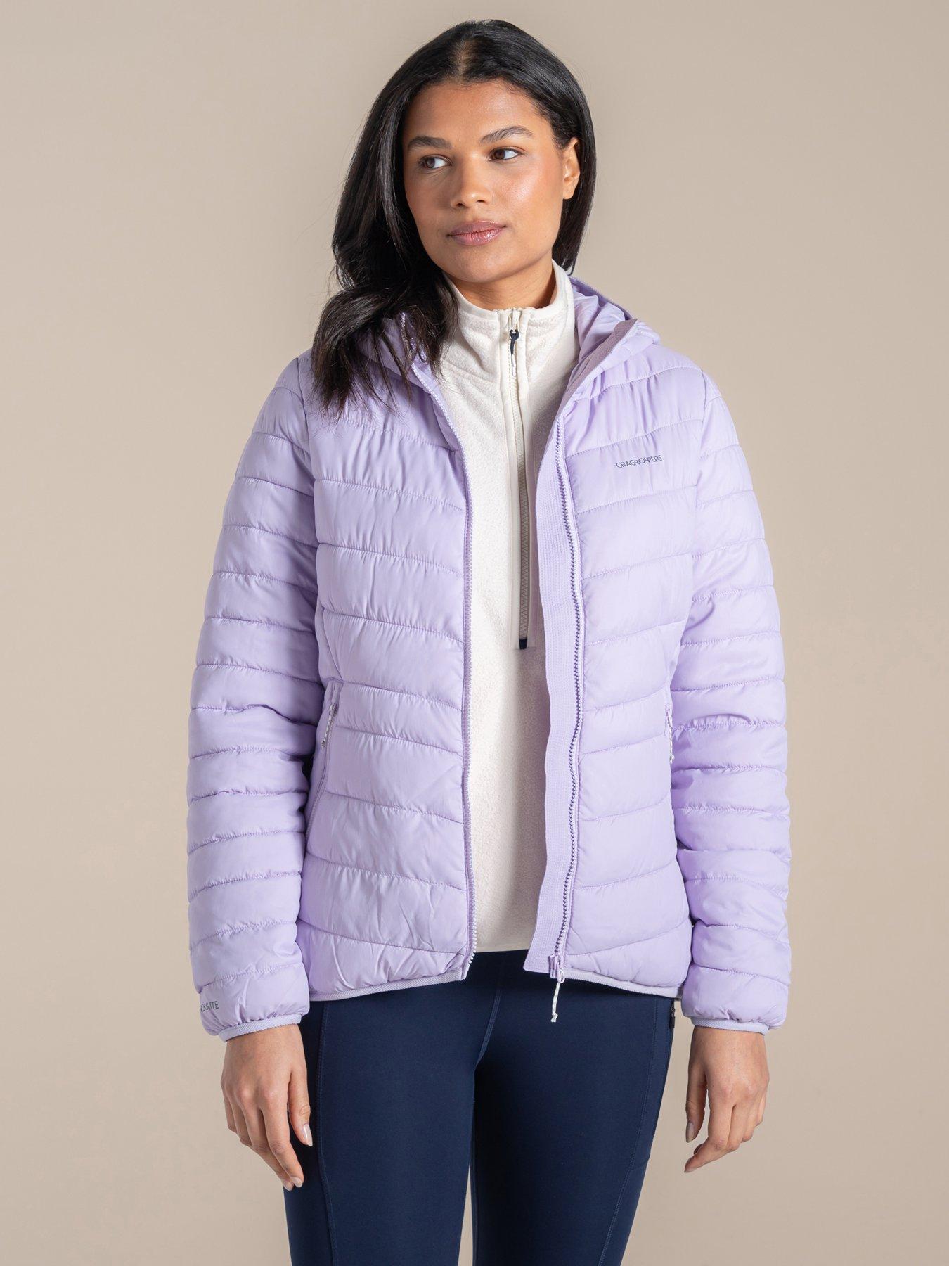 Craghoppers Womens Compresslite Hooded Insulated Jacket - Lilac