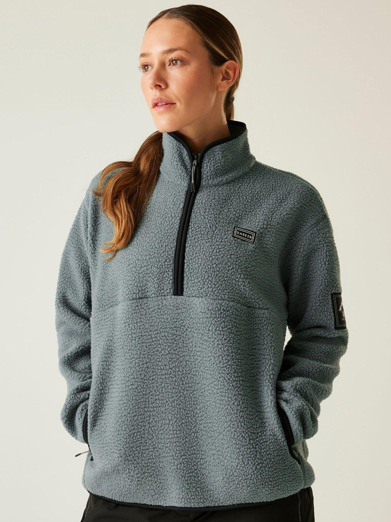 170 Gsm Fleece Dare 2b Kids Freehand Half Zip Fleece - Wärmendes Fleece Für Kinder Outdoor Half Zip Fleece Jacke