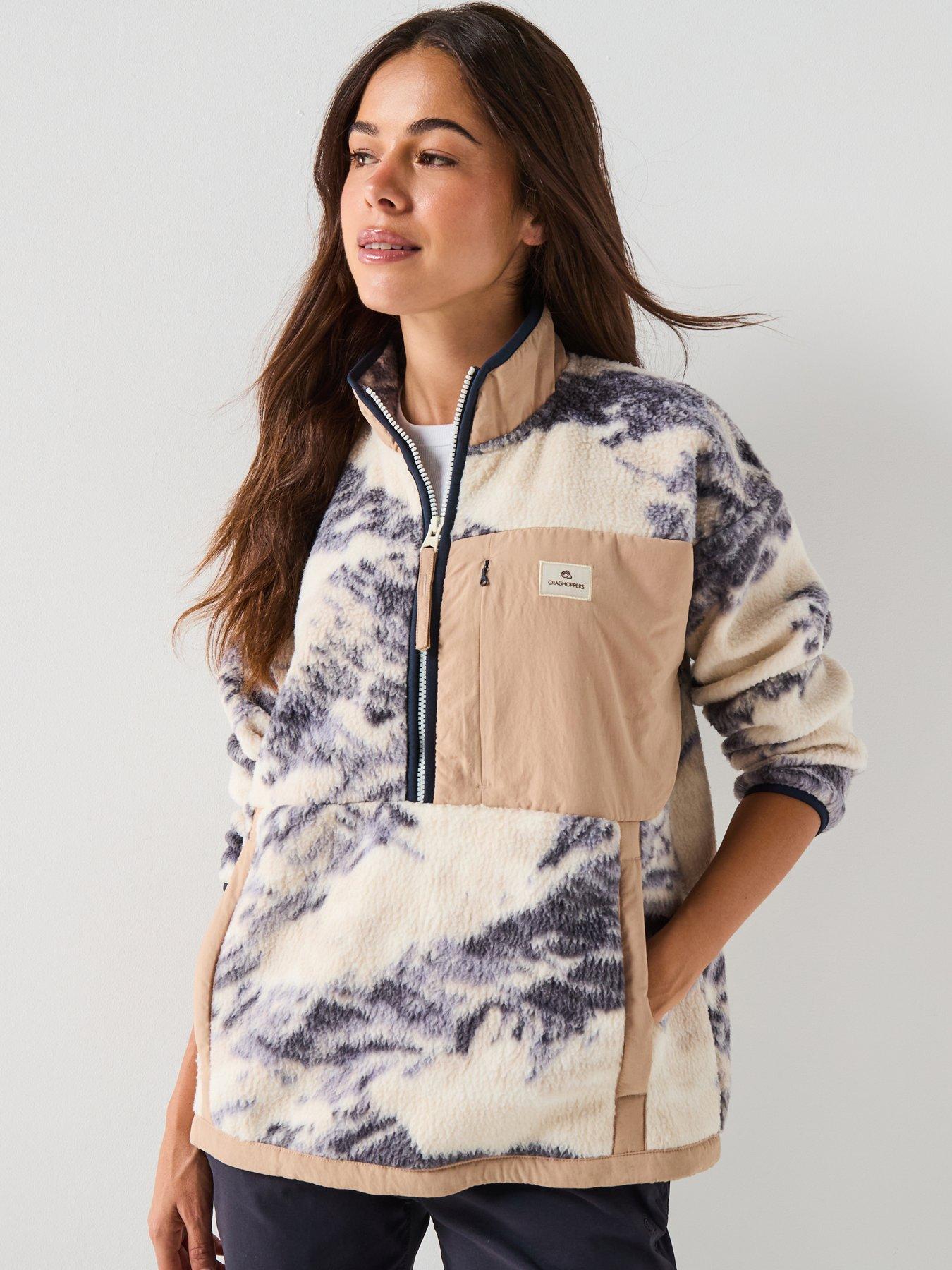 Craghoppers Womens Grange Half Zip Fleece - Ecru