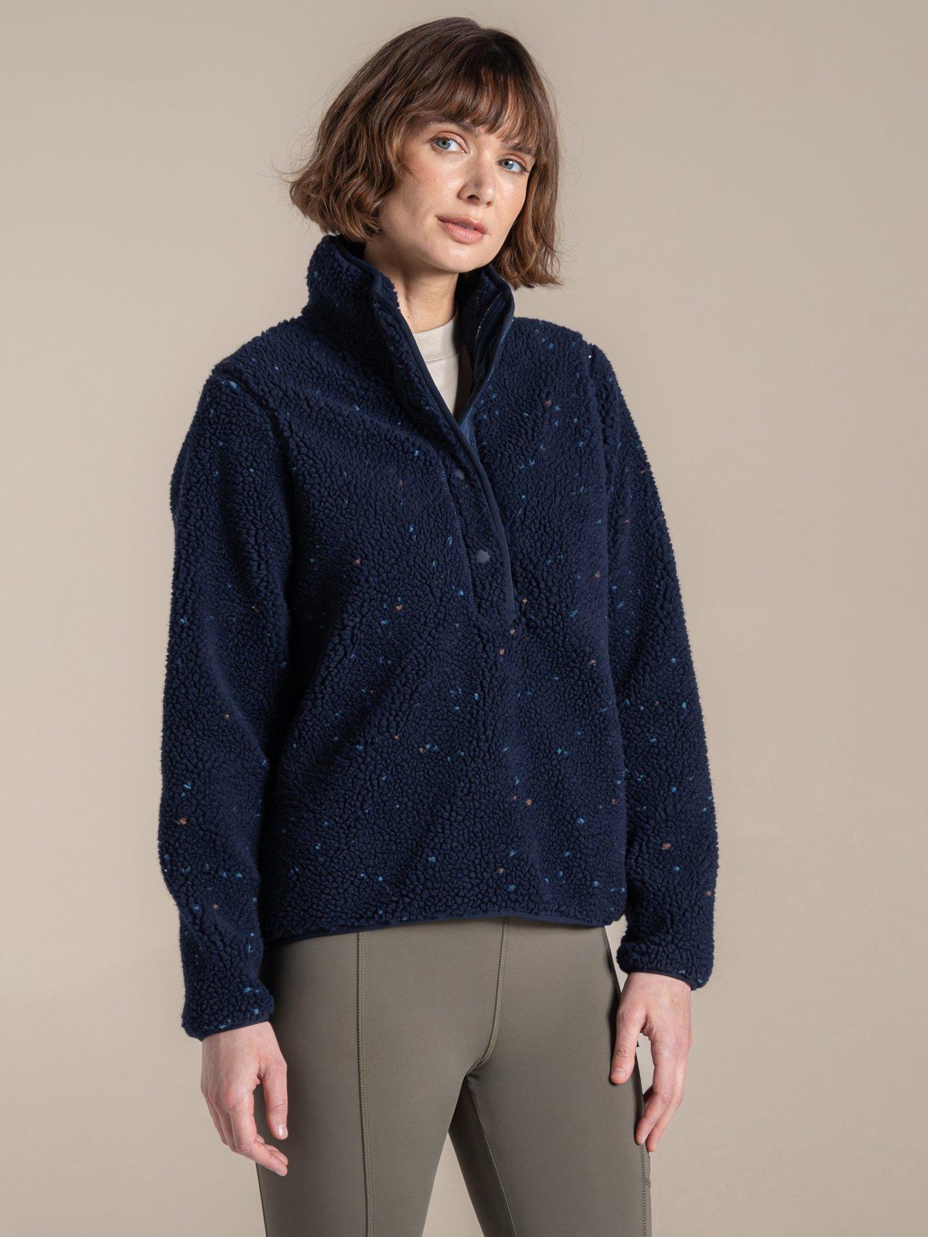 Craghoppers Womens Massey Overhead Fleece, Navy, Size 18, Women