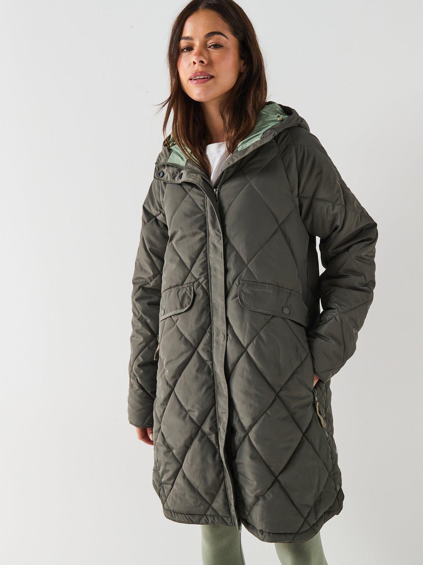 Image 1 of 6 of Craghoppers Womens National Trust Sweetgrass Waterproof Jacket - Green