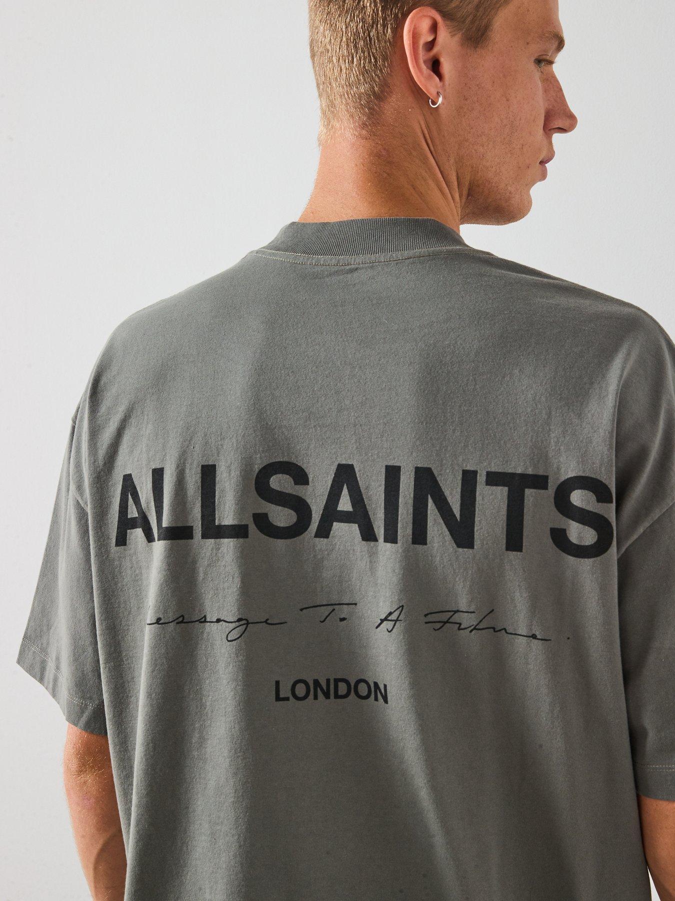 Allsaints Future SS Crew – T-shirt Uomo Manica Corta – Girocollo Basic Versatile