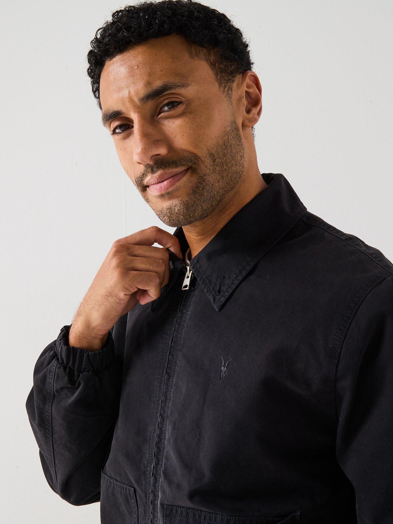 Image 4 of 6 of AllSaints All Saints Holma Field Jacket - Black