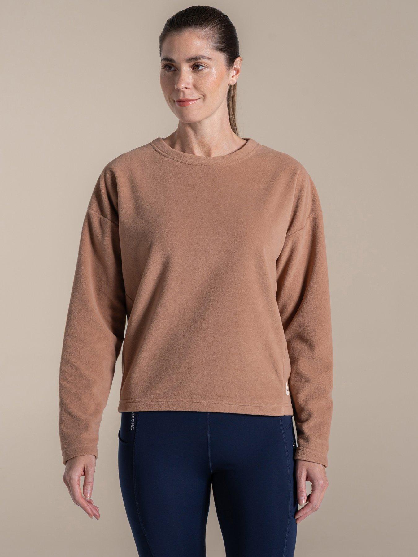 Craghoppers Womens Miska Crew Neck Sweatshirt Fleece - Brown