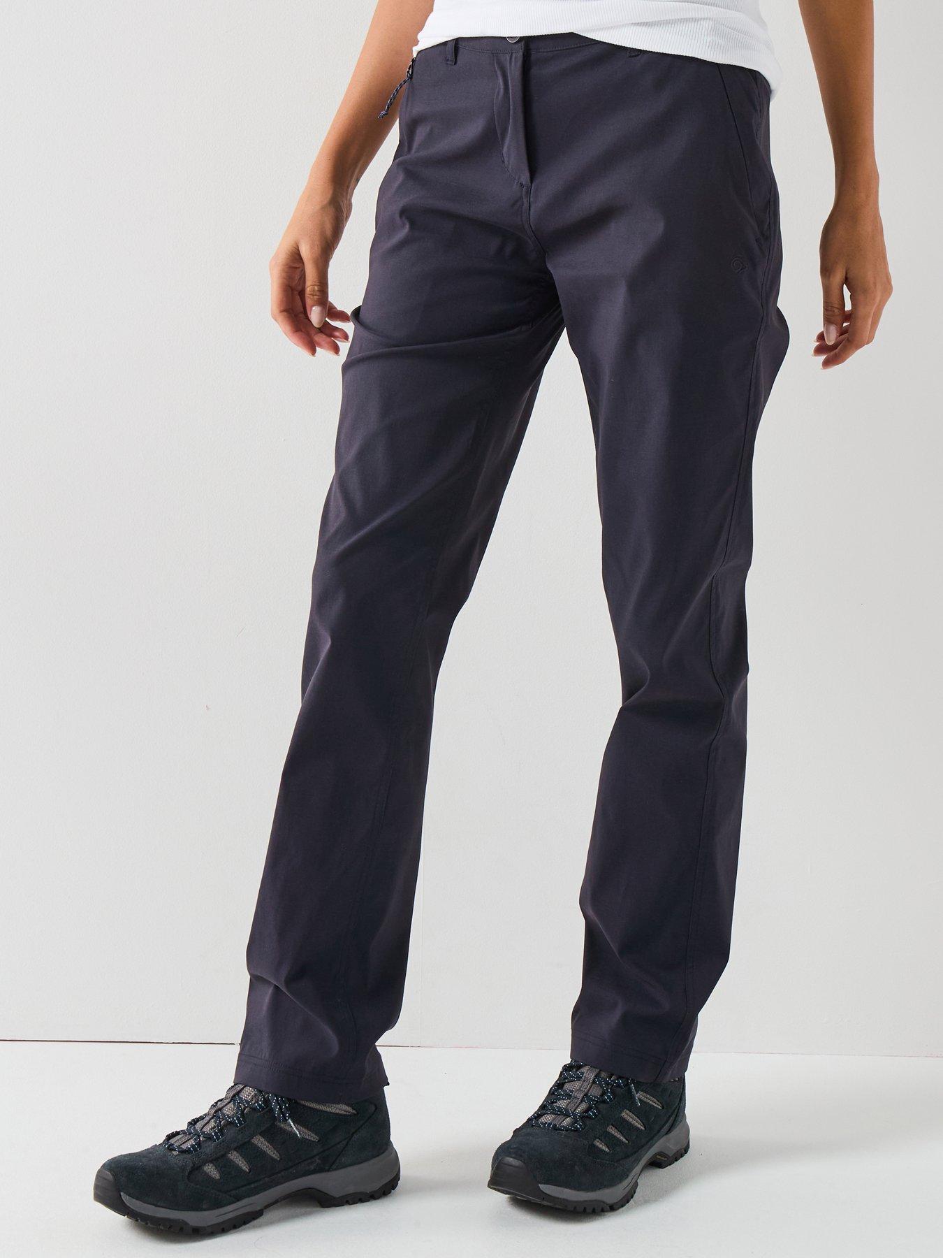 Craghoppers Womens Kiwi Pro Trousers, Navy, Size 10, Inside Leg Regular, Women