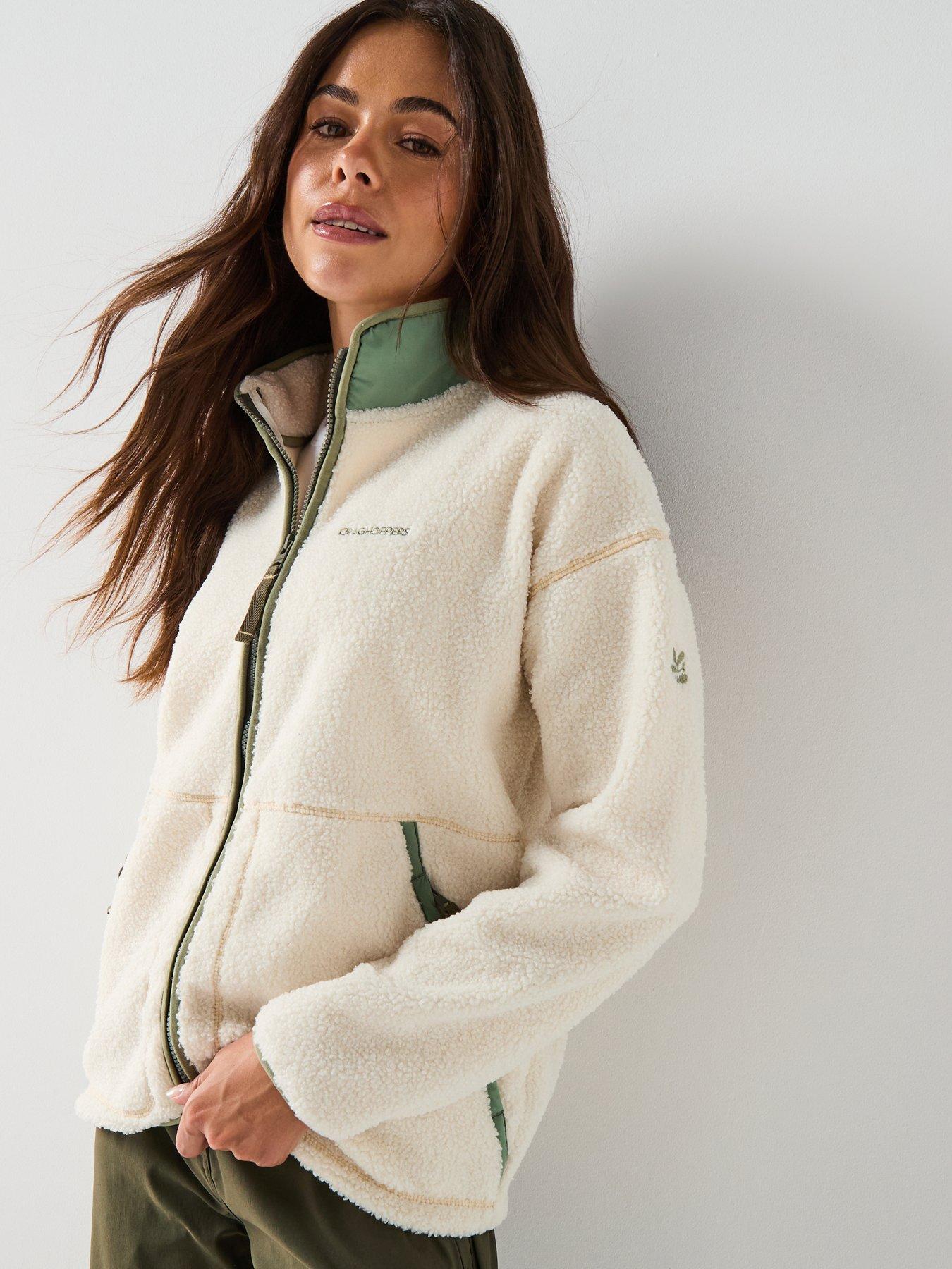 Craghoppers Womens National Trust Avens Jacket Fleece - Ecru