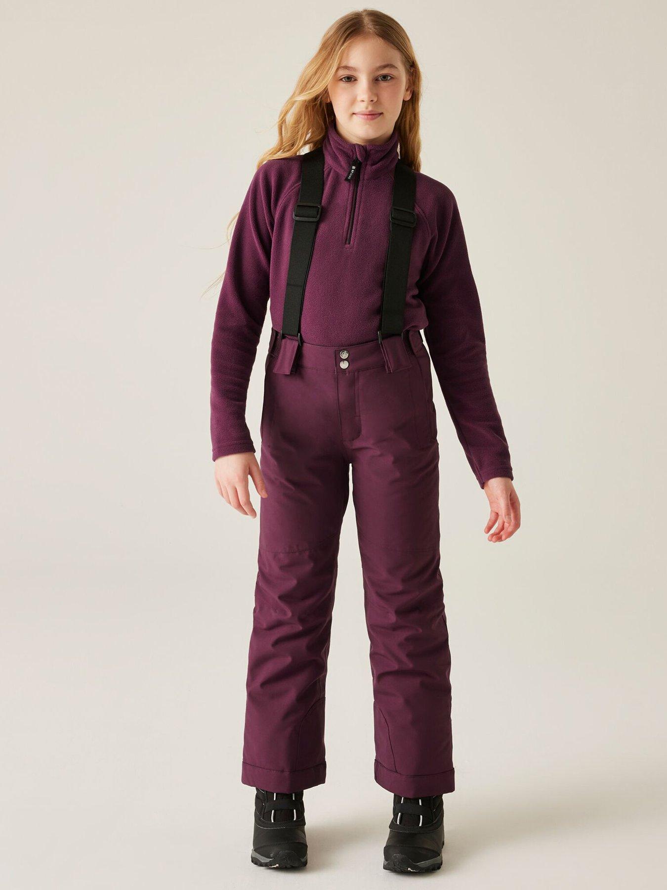 Image 1 of 6 of Dare 2b Girls Skiing Outmove Ii Pants - Purple