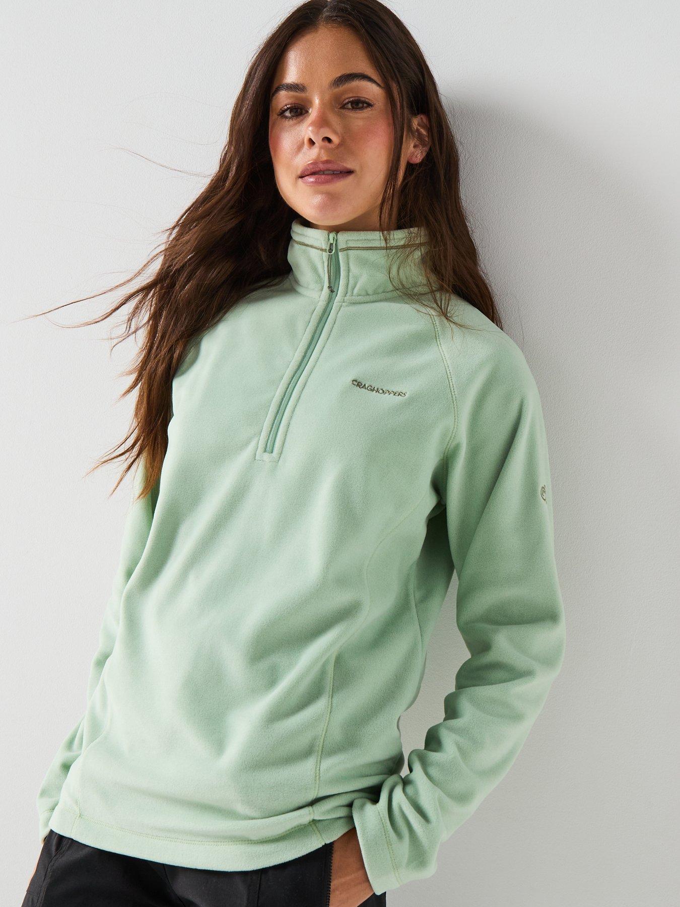 undefined Womens Miska Half Zip Fleece - Brown