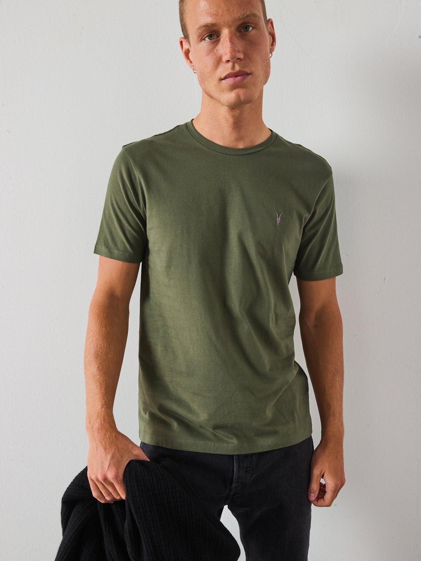 AllSaints All Saints Brace Short Sleeve Crew Neck T-Shirt - Dark