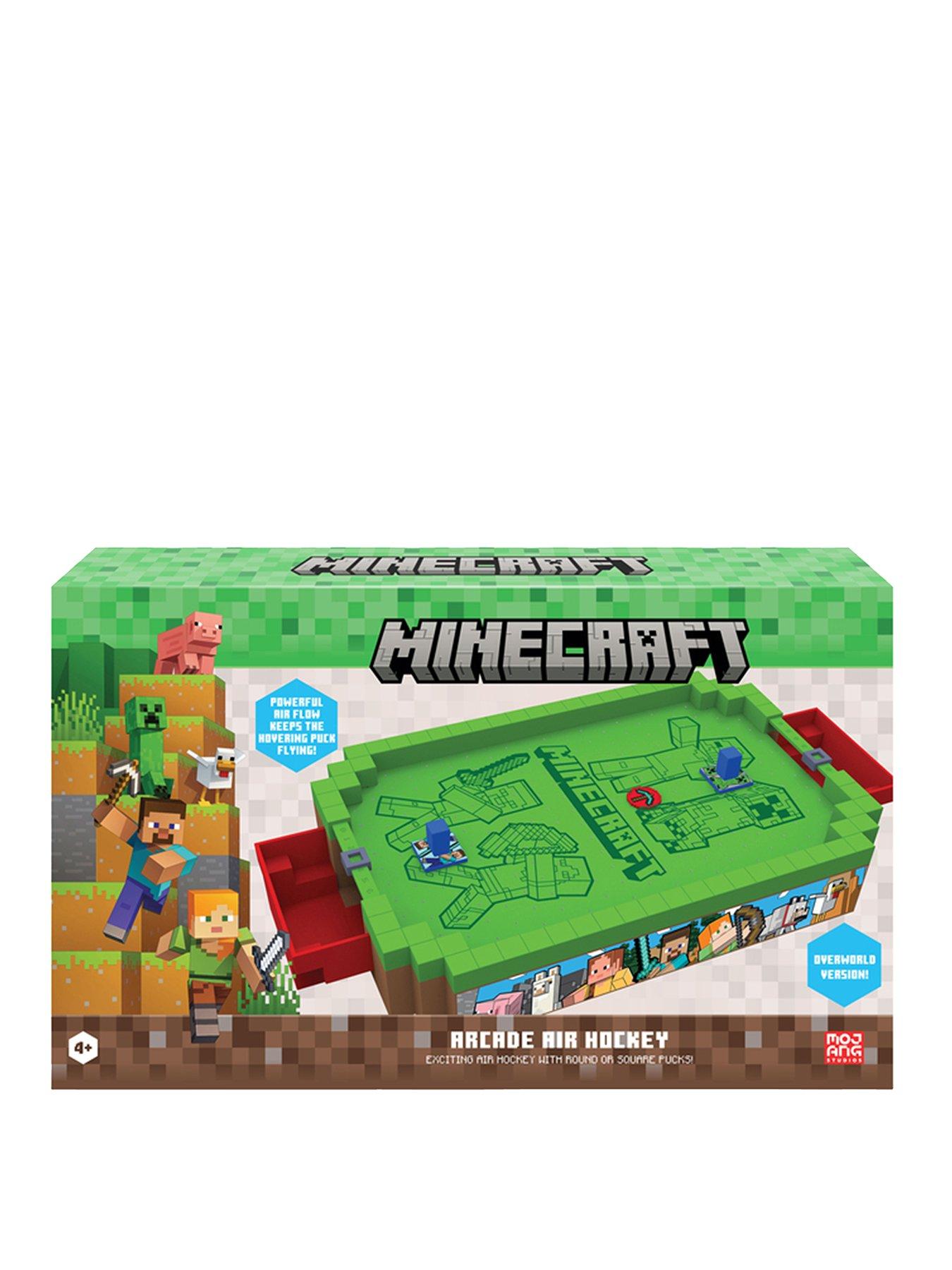 Table Air Hockey Minecraft – Ambassador – Mini Série Overworld – Piles – Dès 3 Ans