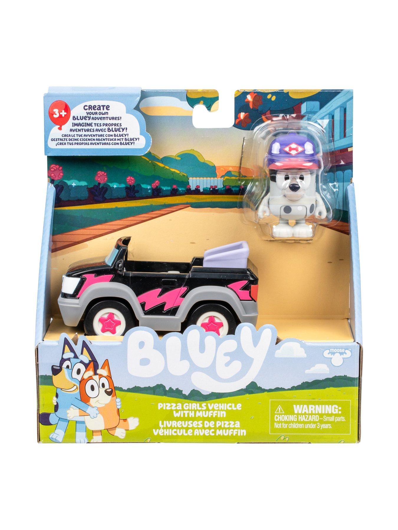 Image 7 of 7 of Bluey BASIC VEHICLE Pizza Girls Car with Muffin