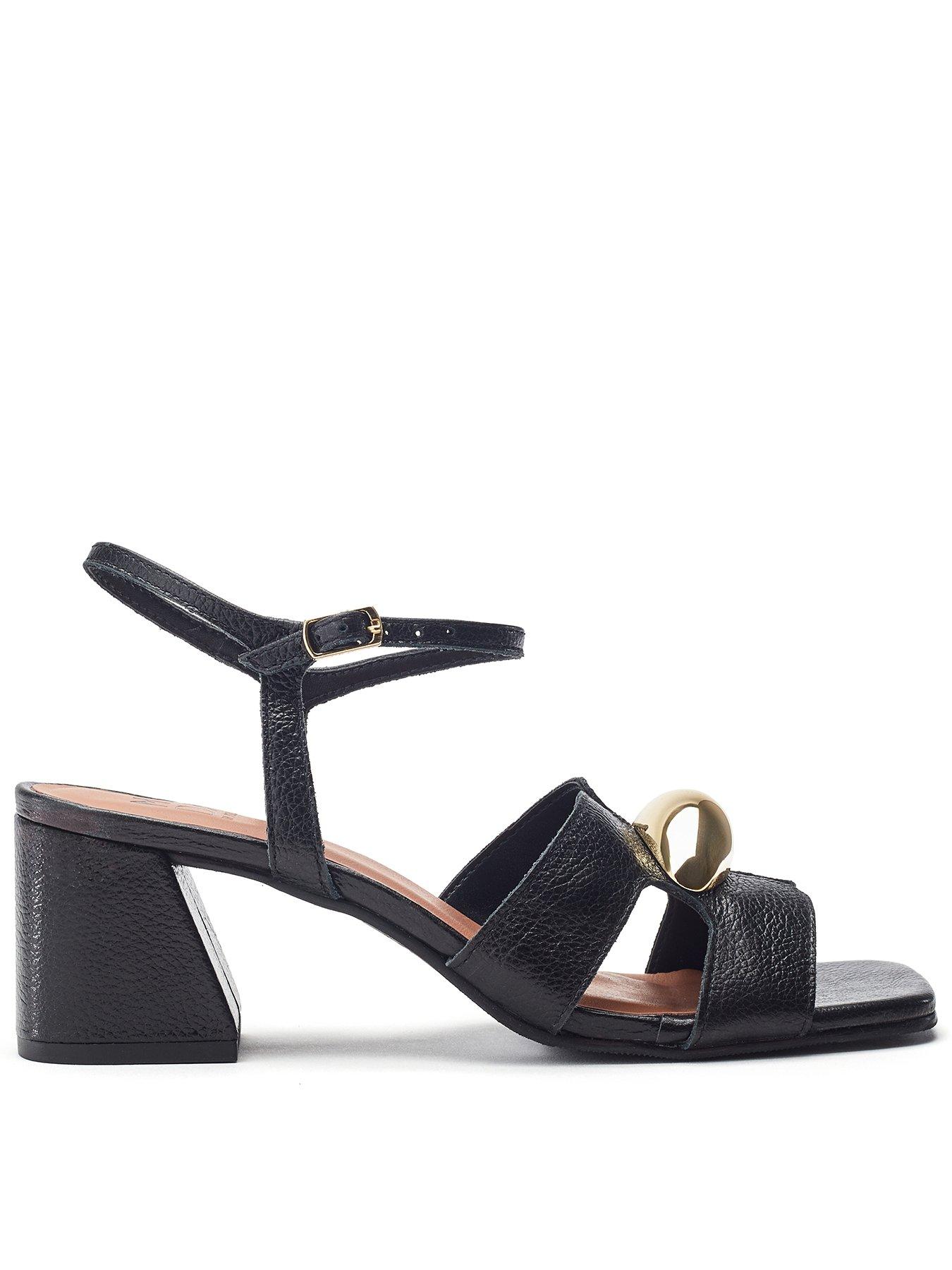 undefined Myana Block Heel Sandals - Black