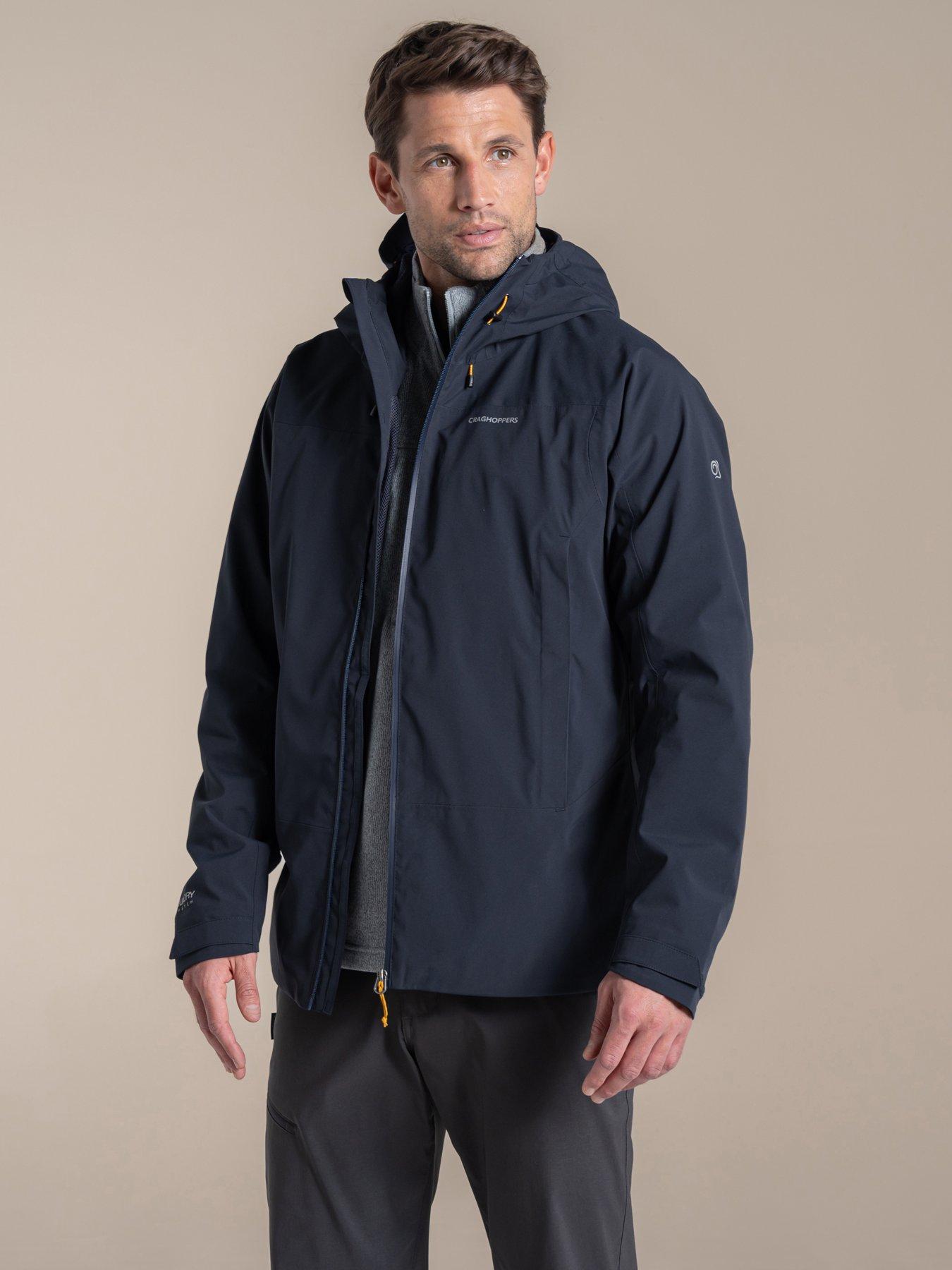 undefined Mens Ponsa Waterproof Jacket - Navy