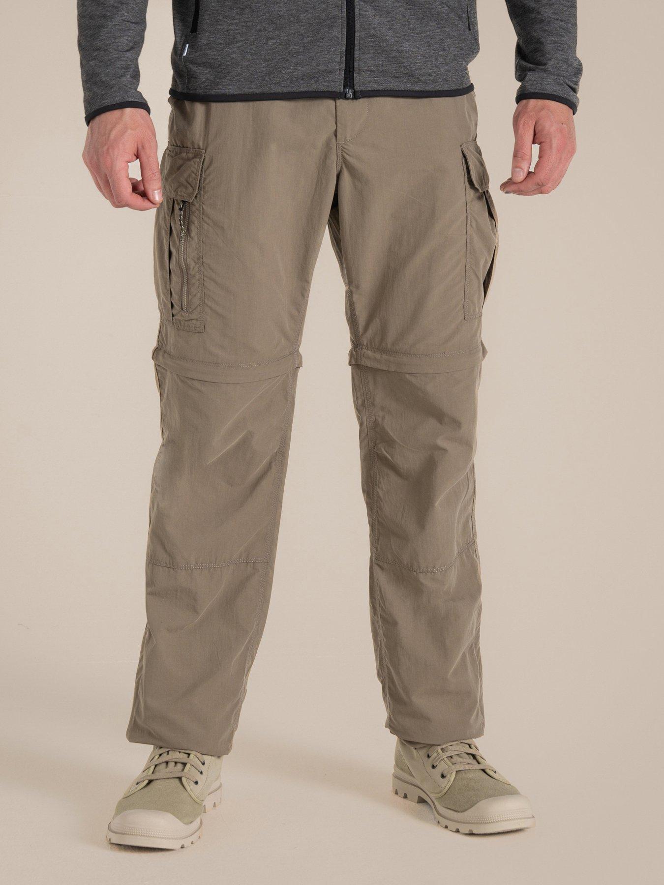 undefined Mens Nosife Convertible Cargo Trouser - Grey