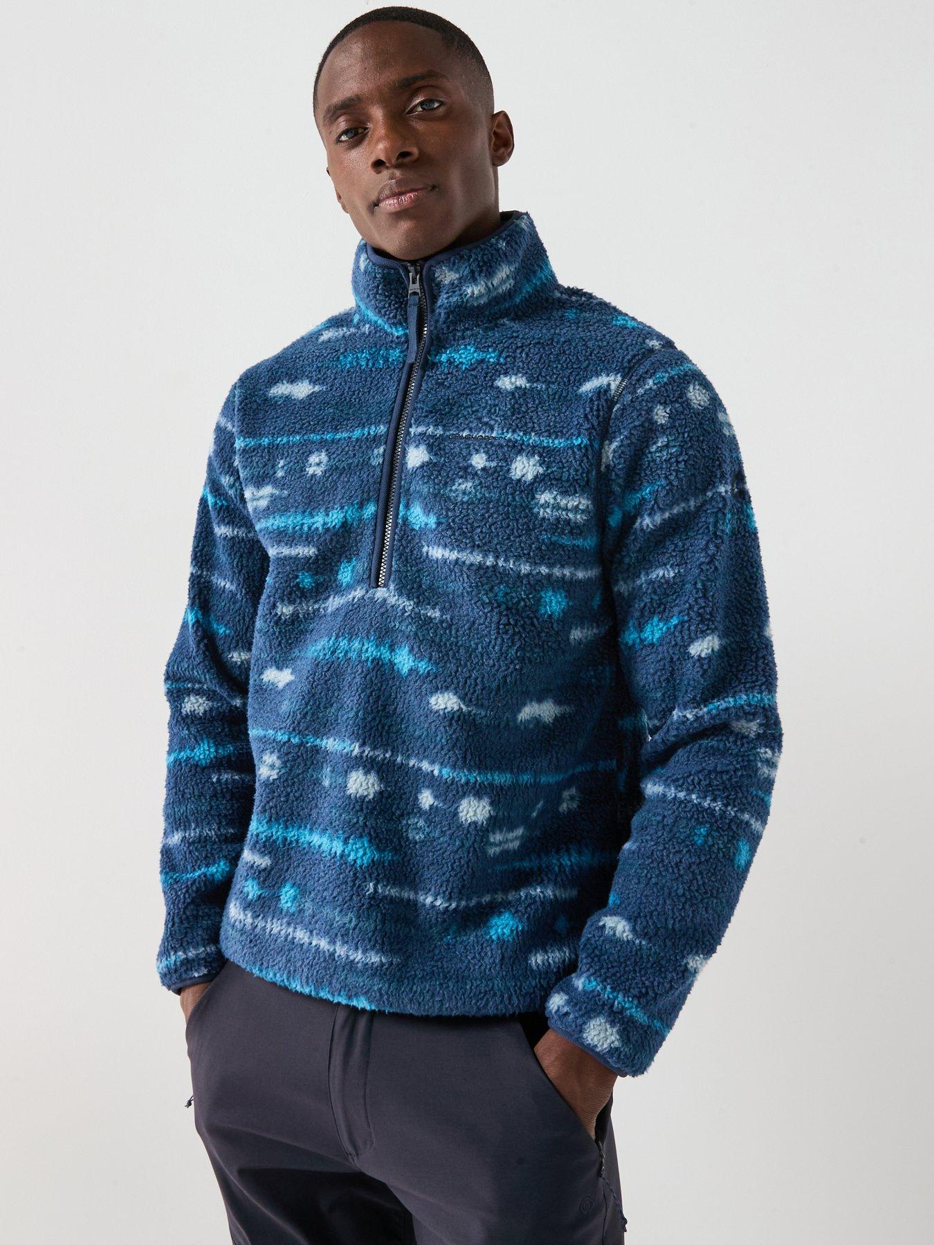 undefined National Trust Rawthey Half Zip Fleece - Navy