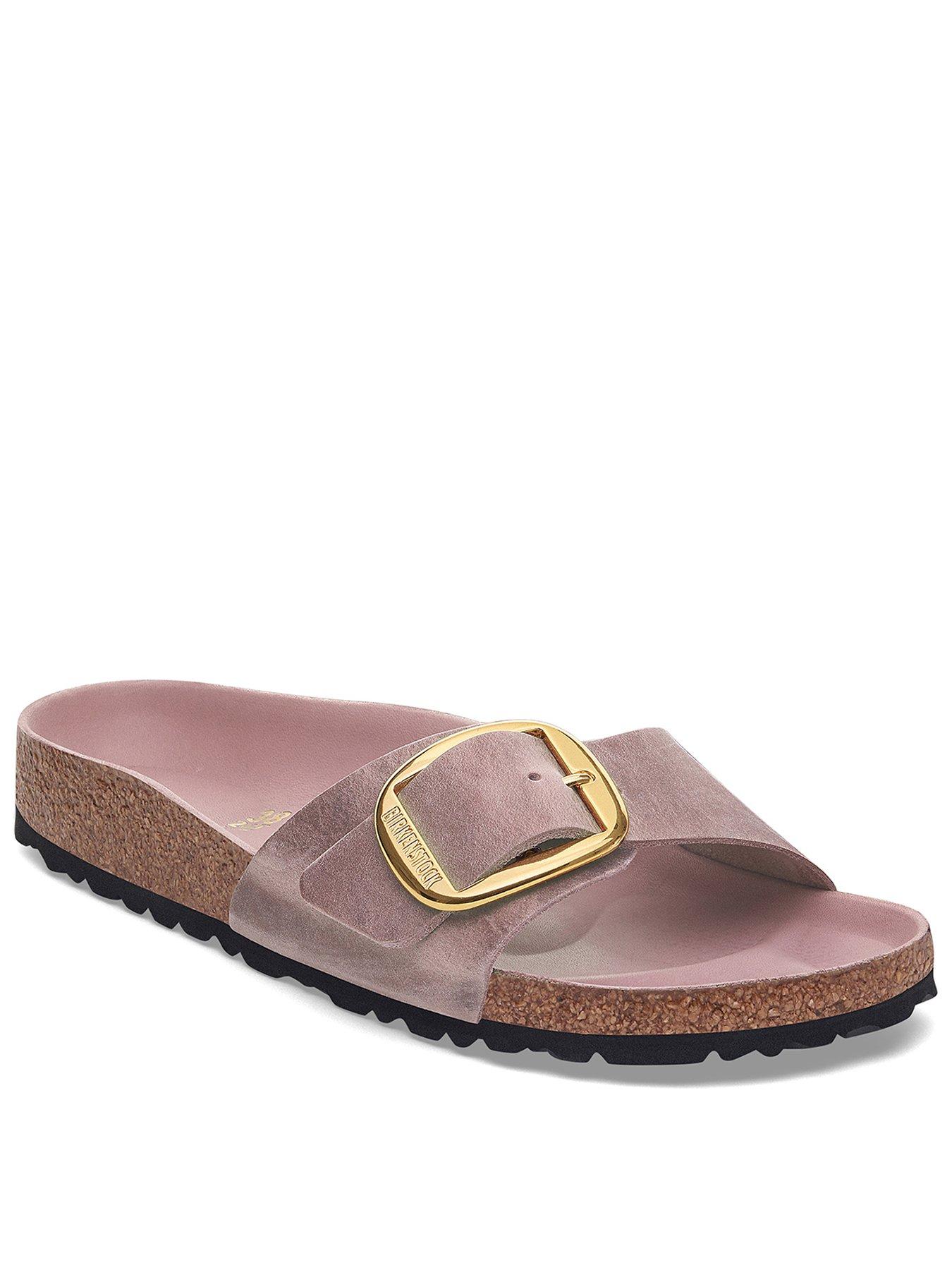 Birkenstock Madrid Big Buckle Leather Sandal - Lavender