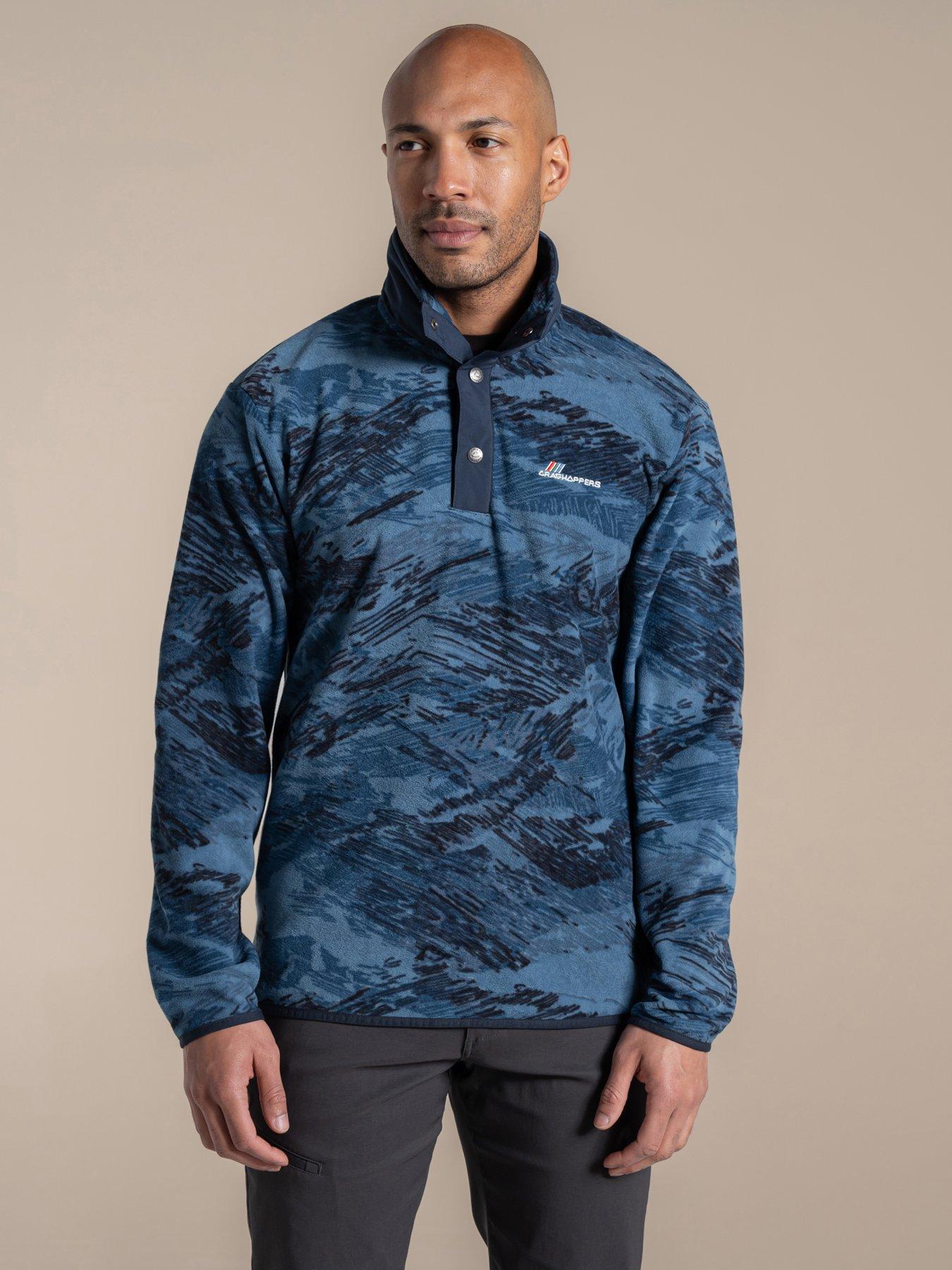 Craghoppers Mens Dewsh Ii Overhead Fleece, Blue, Size 2Xl, Men