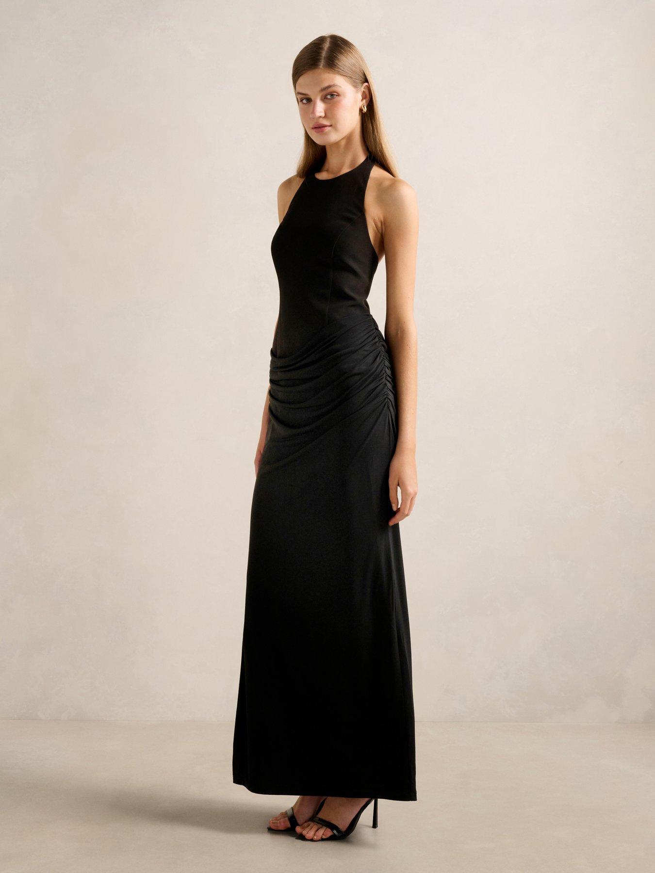 sachin and babi light blue dress Black Evening Dresses