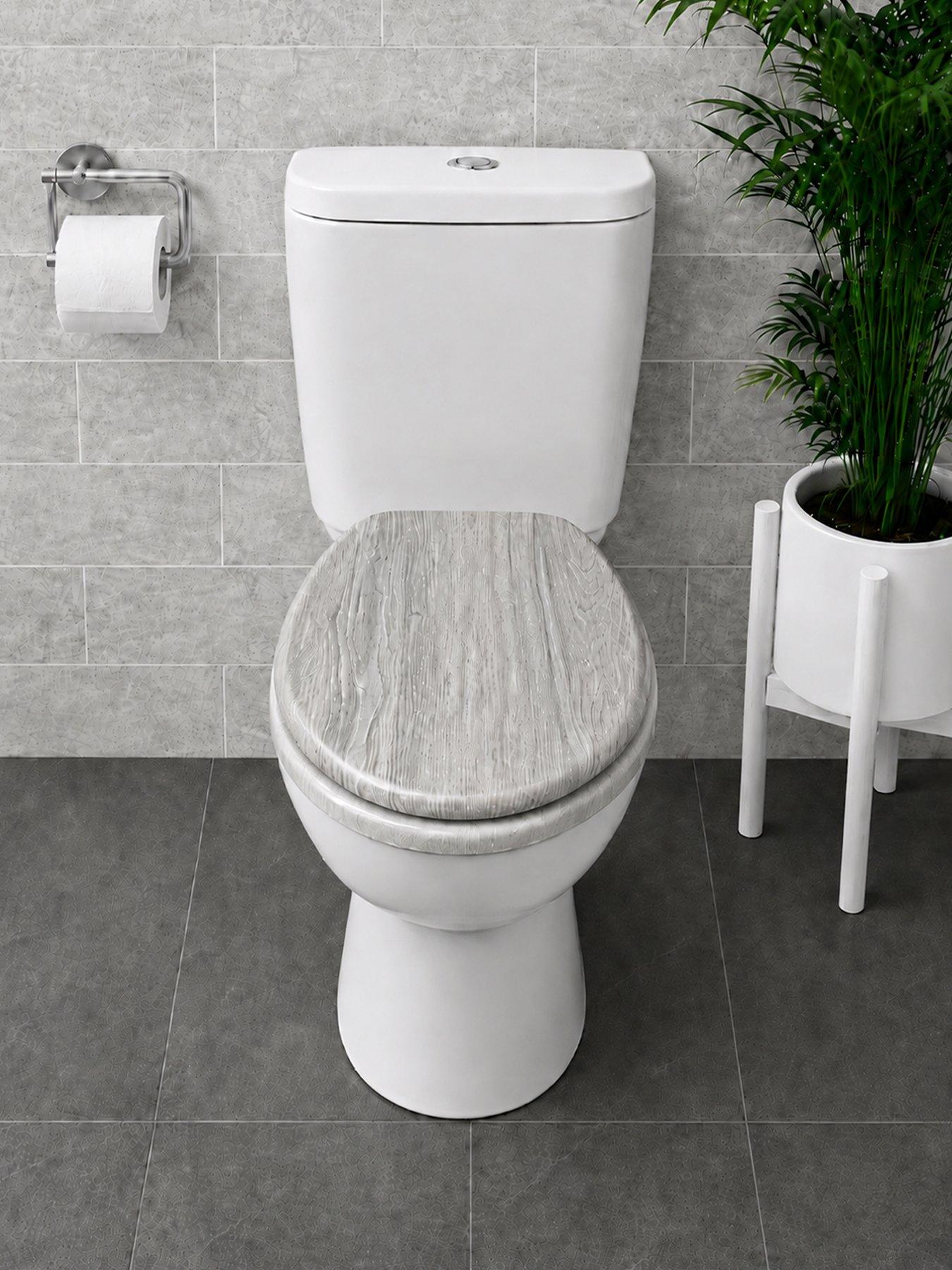 Showerdrape Oxford Wooden Antibacterial Toilet Seat