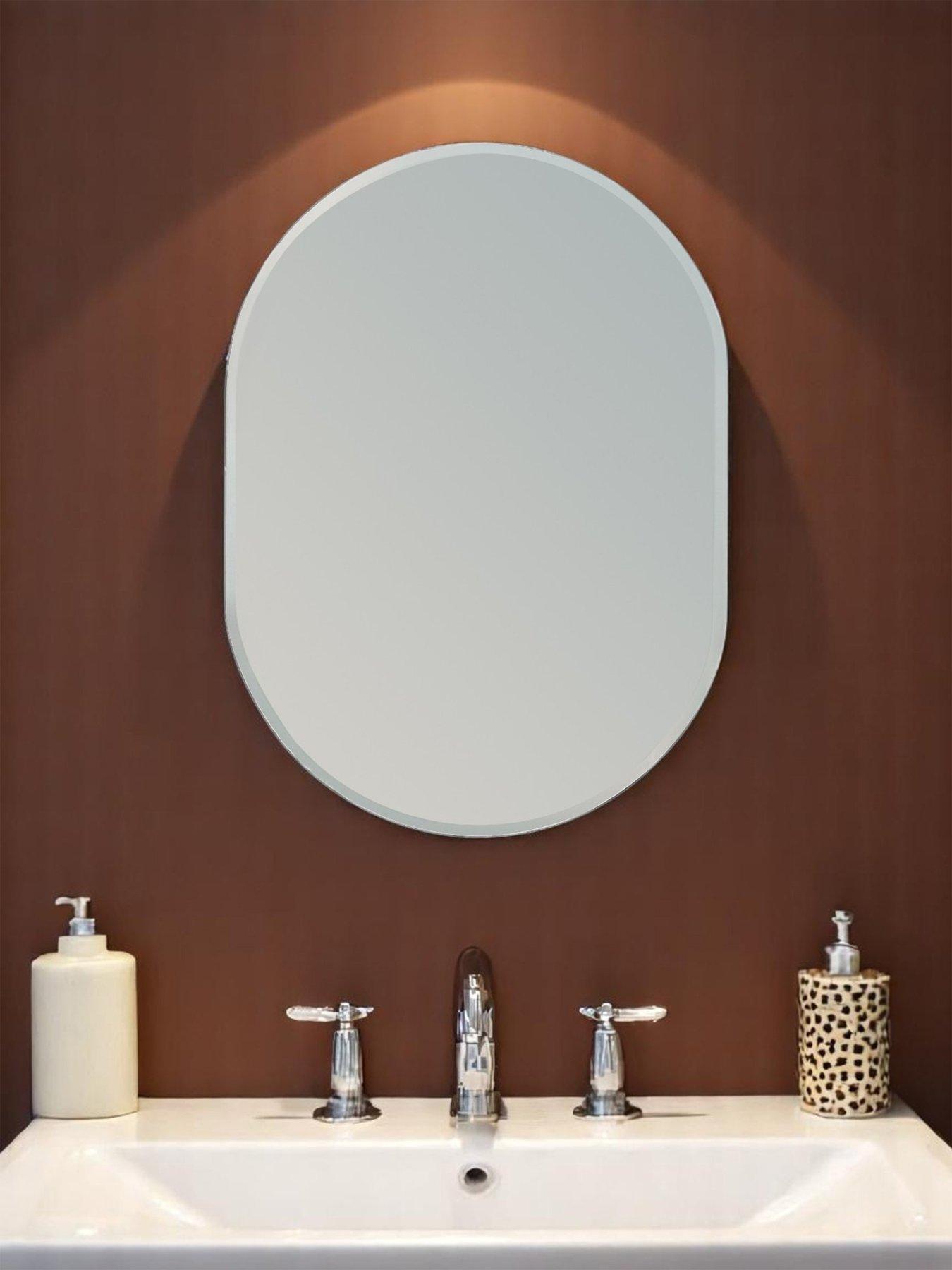 undefined Lincoln Small Oval Mirror 60 X 45cm