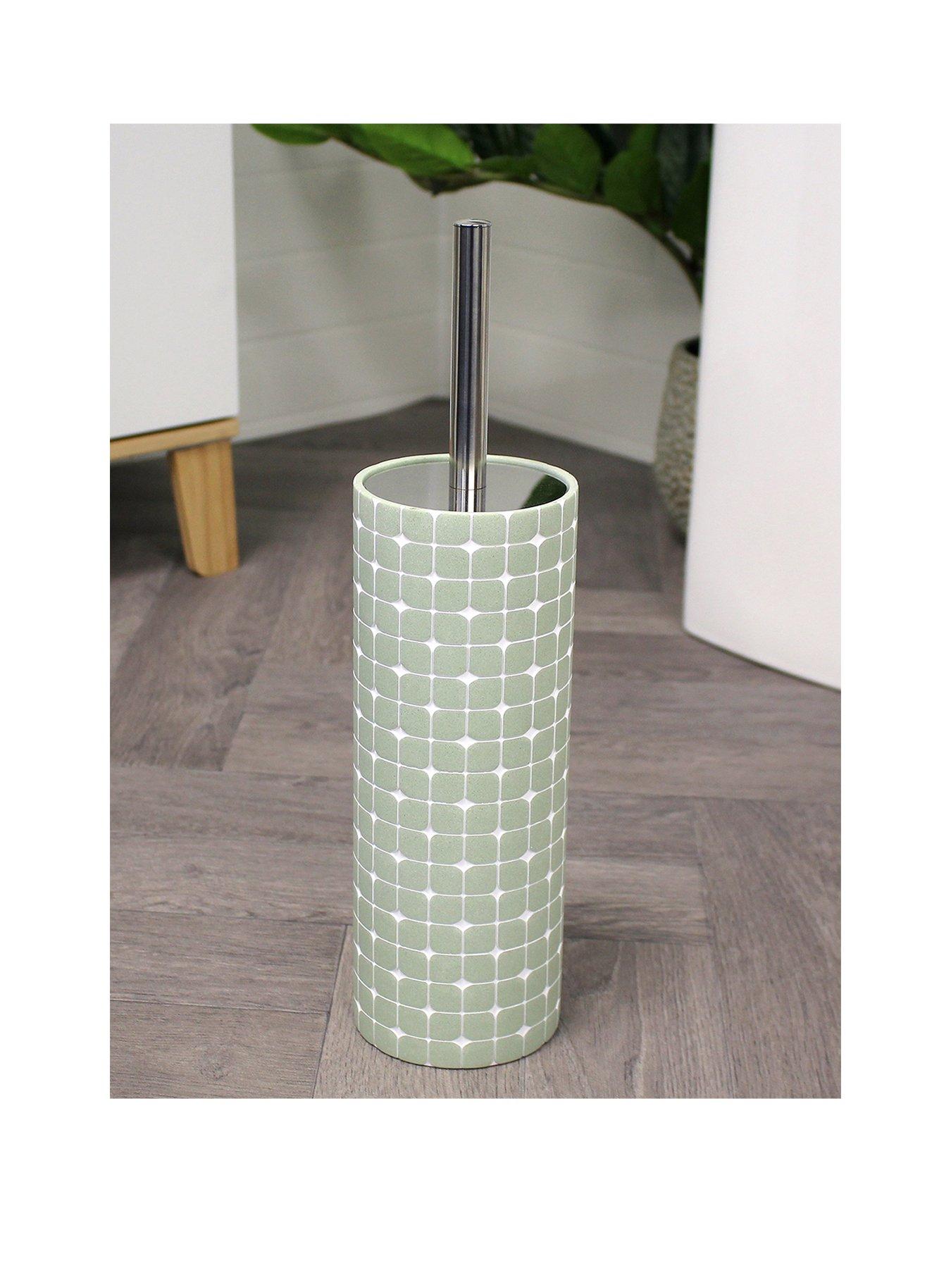 Showerdrape Mosaica Pistachio Toilet Brush & Holder