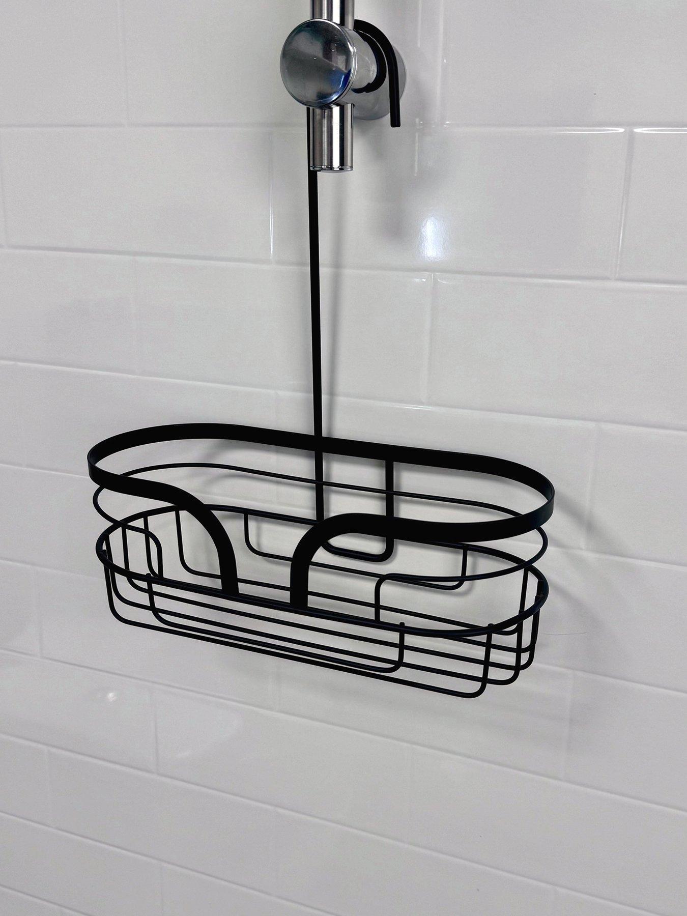 showerdrape-dante-mini-shower-caddy-black