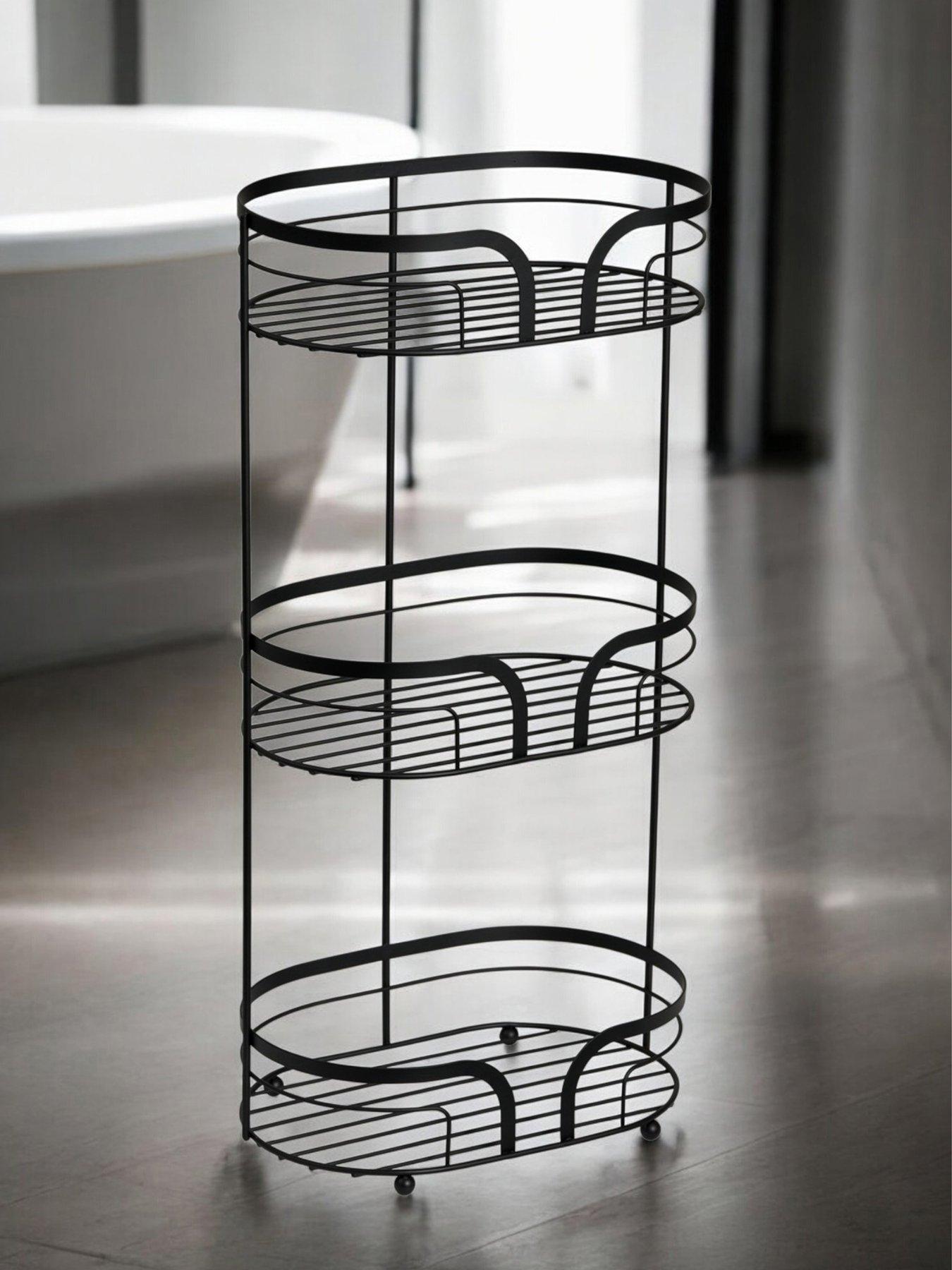 undefined Dante Bathroom Storage Floor Caddy Black