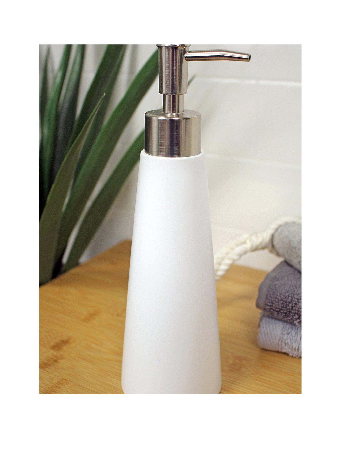 Showerdrape Alto White Liquid Soap Dispenser