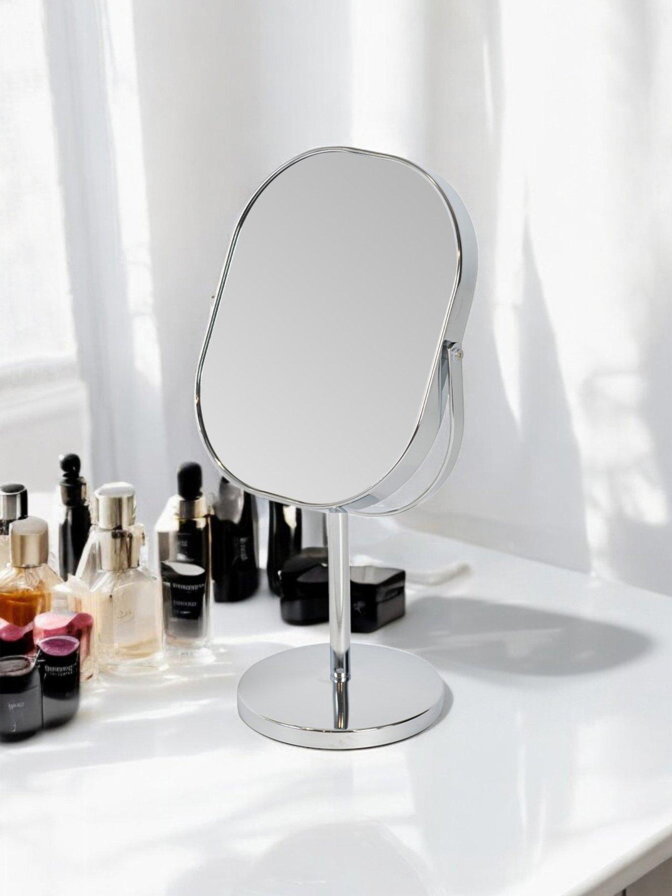 Showerdrape Nikon 3x Magnifying Chrome Oval Vanity Mirror