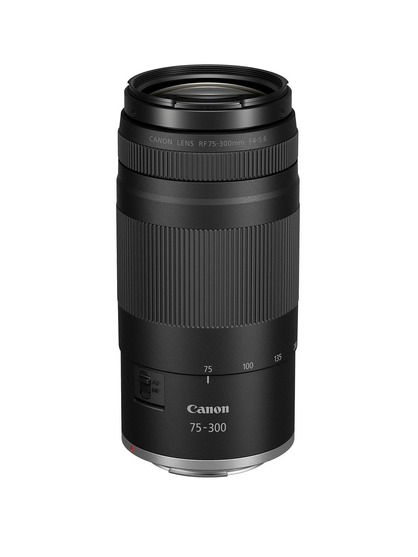 undefined Canon RF 75-300mm F4-5.6 Telephoto Zoom Lens - Black