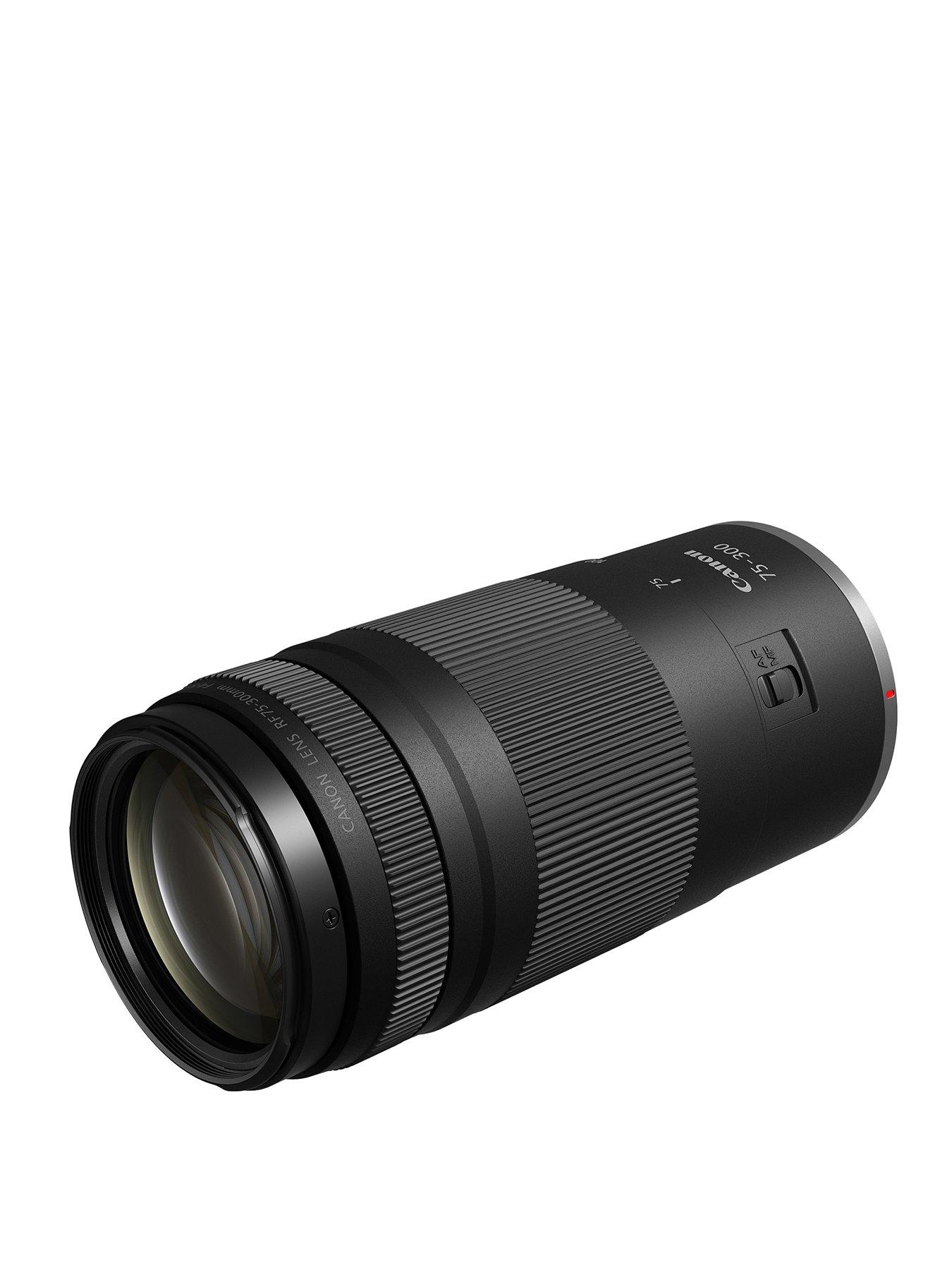 Canon RF 75-300mm F4-5.6 Telephoto Zoom Lens - Black | Very