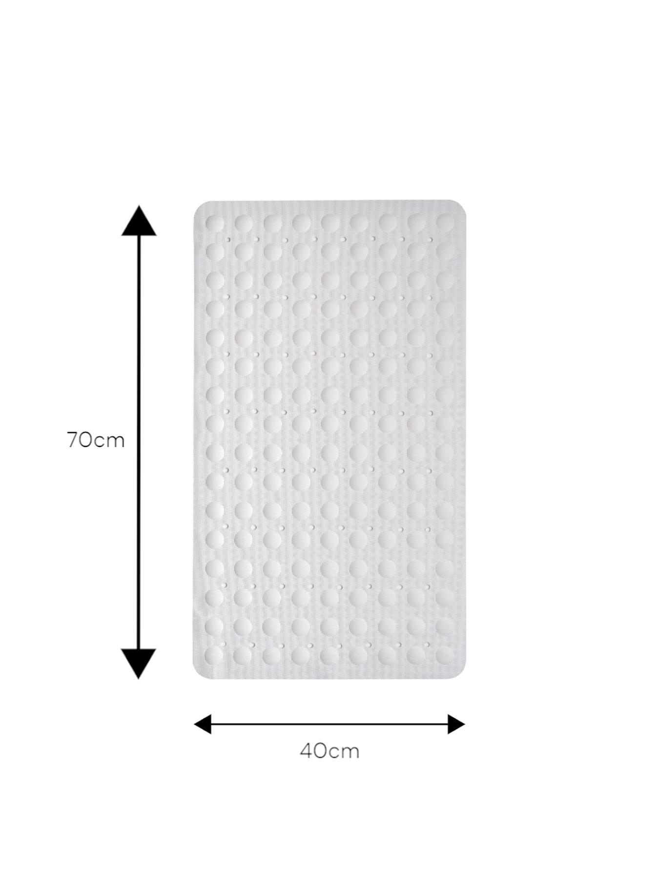 Image 4 of 4 of Showerdrape Orbit Anti-slip Bath Mat White