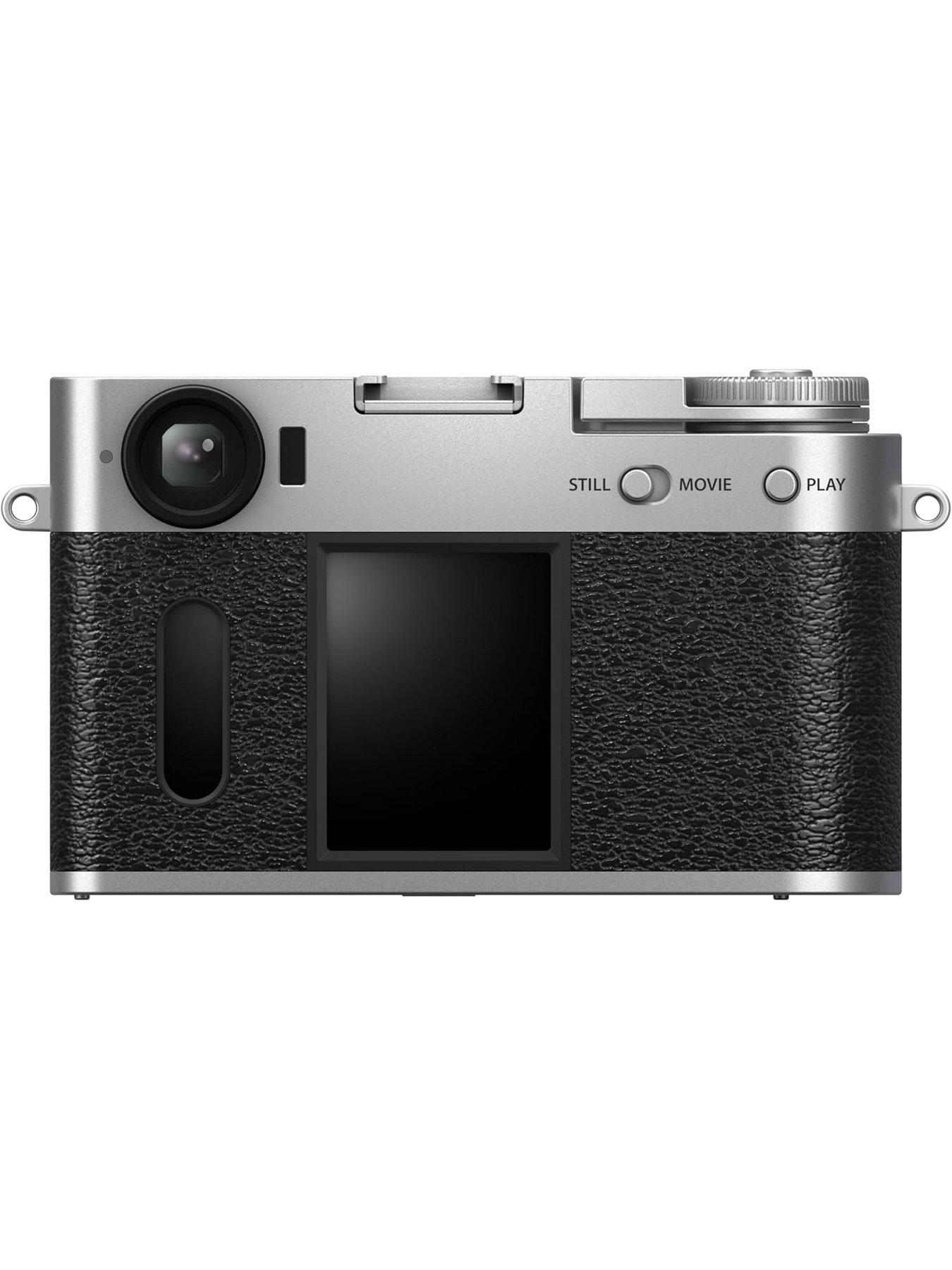 Fujifilm X Half 17MP Premium Fixed Lens Compact Digital Camera - Silver ...