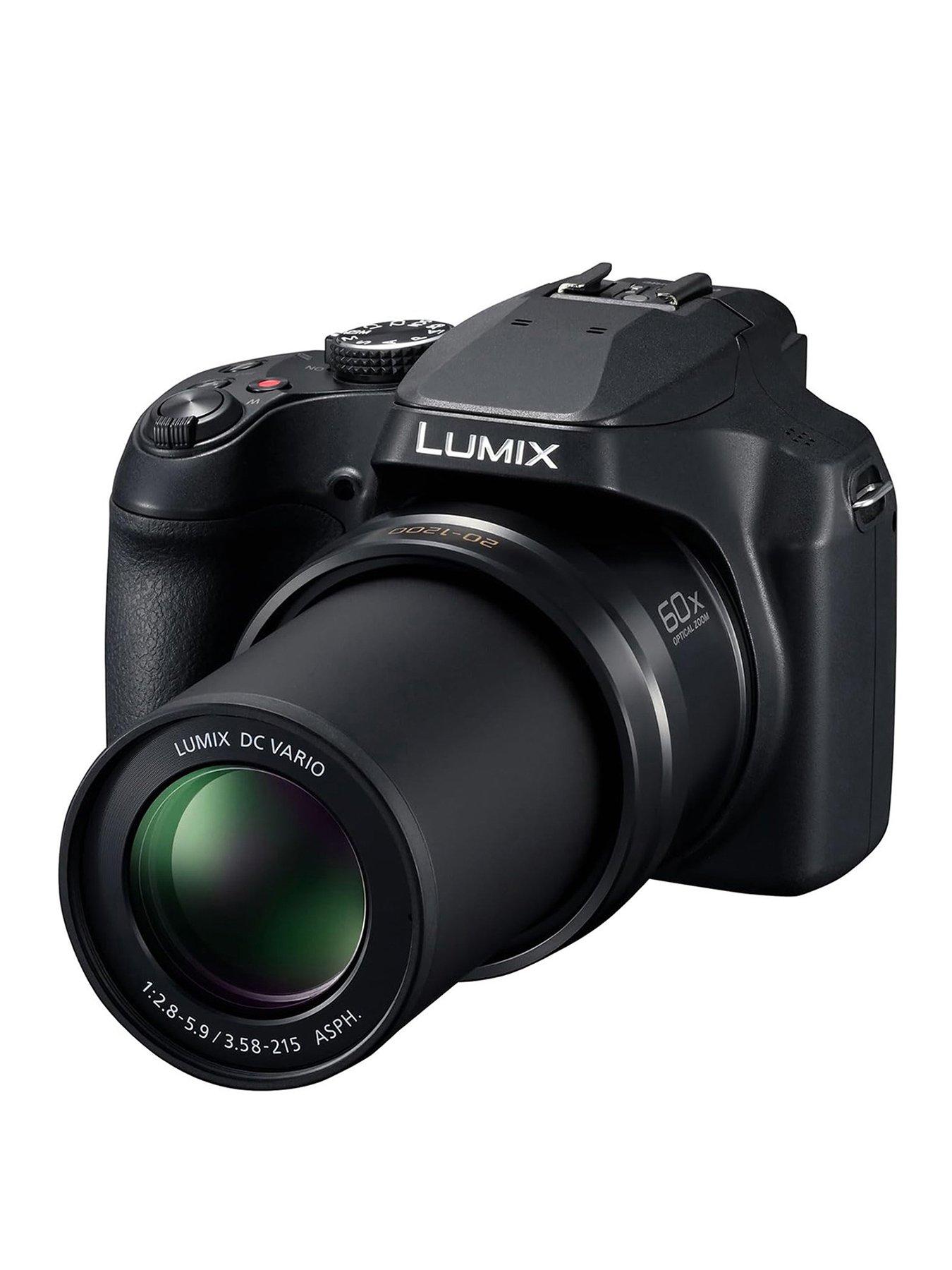 Image 2 of 7 of Panasonic DMC-FZ82D Camera Black + Sandisk 128GB SD Card + System Bag